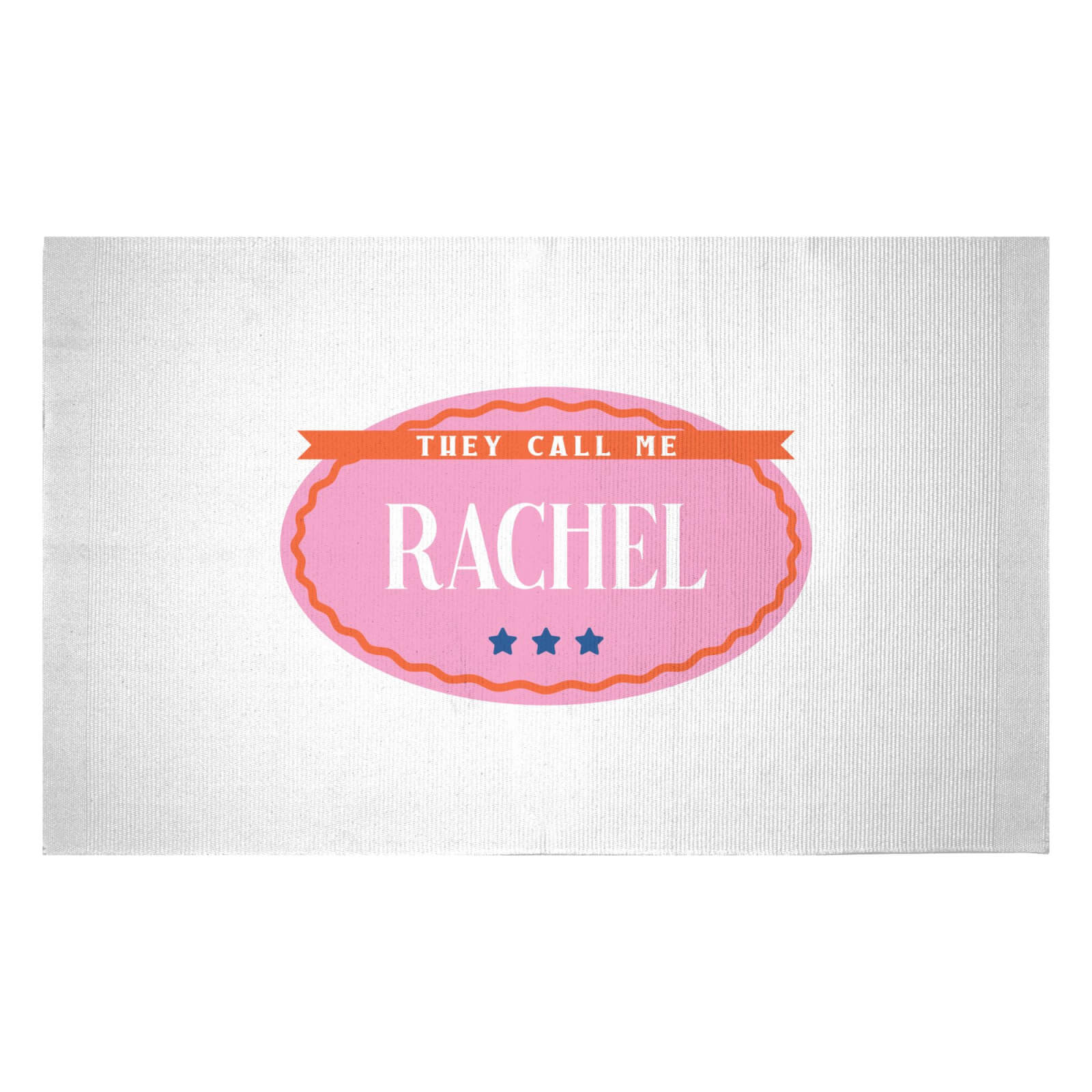 They Call Me Rachel Woven Rug - Small