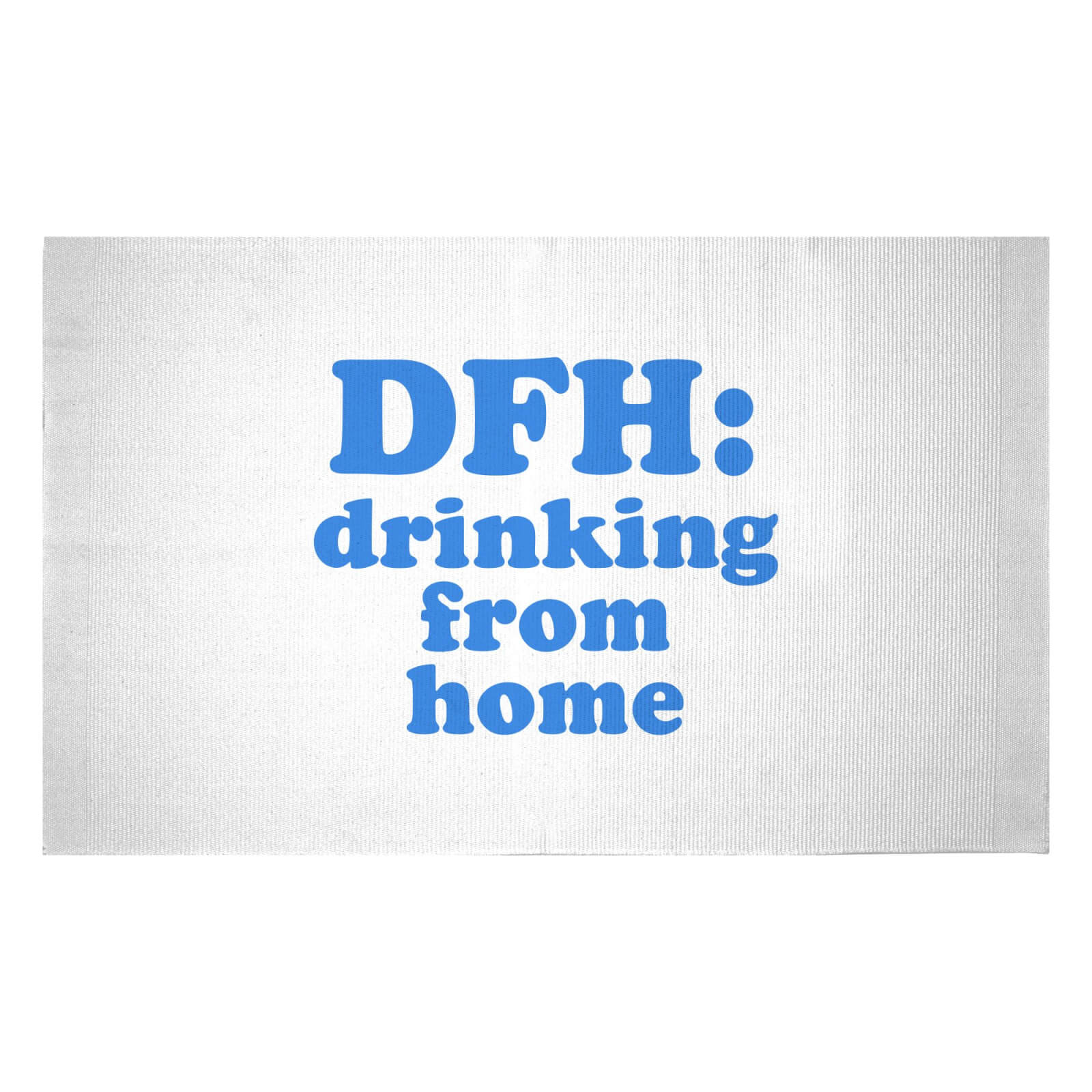 DFH: Drinking From Home Woven Rug - Small