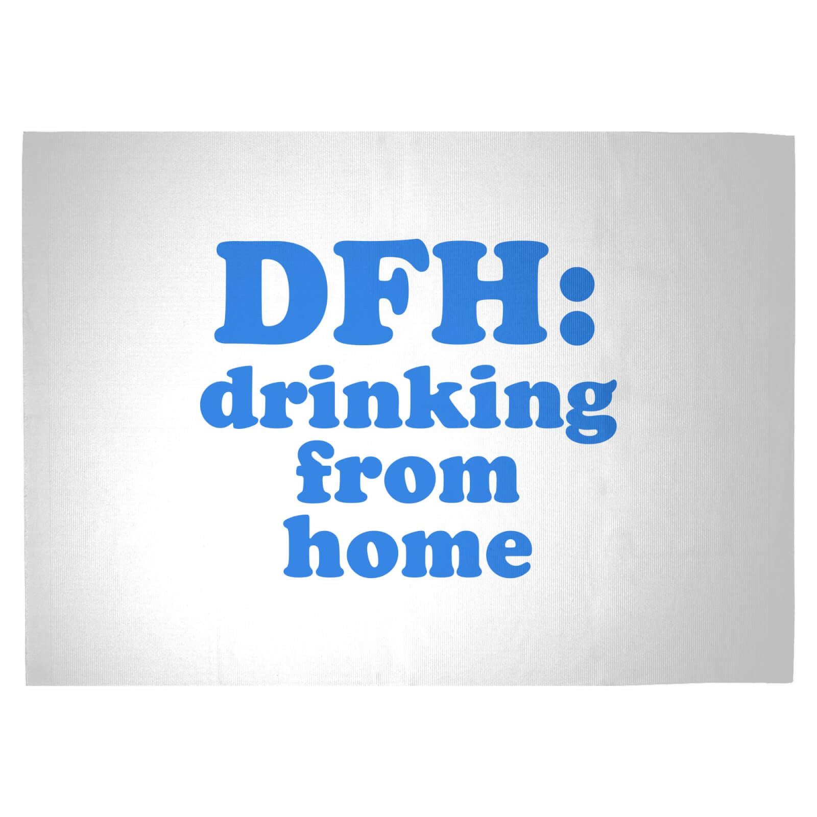 DFH: Drinking From Home Woven Rug - Large