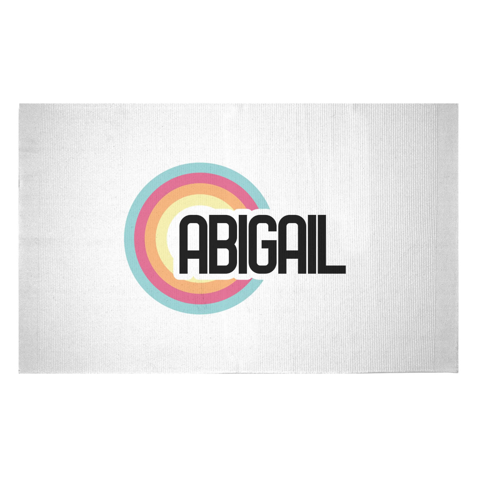 Abigail Rainbow Woven Rug - Small