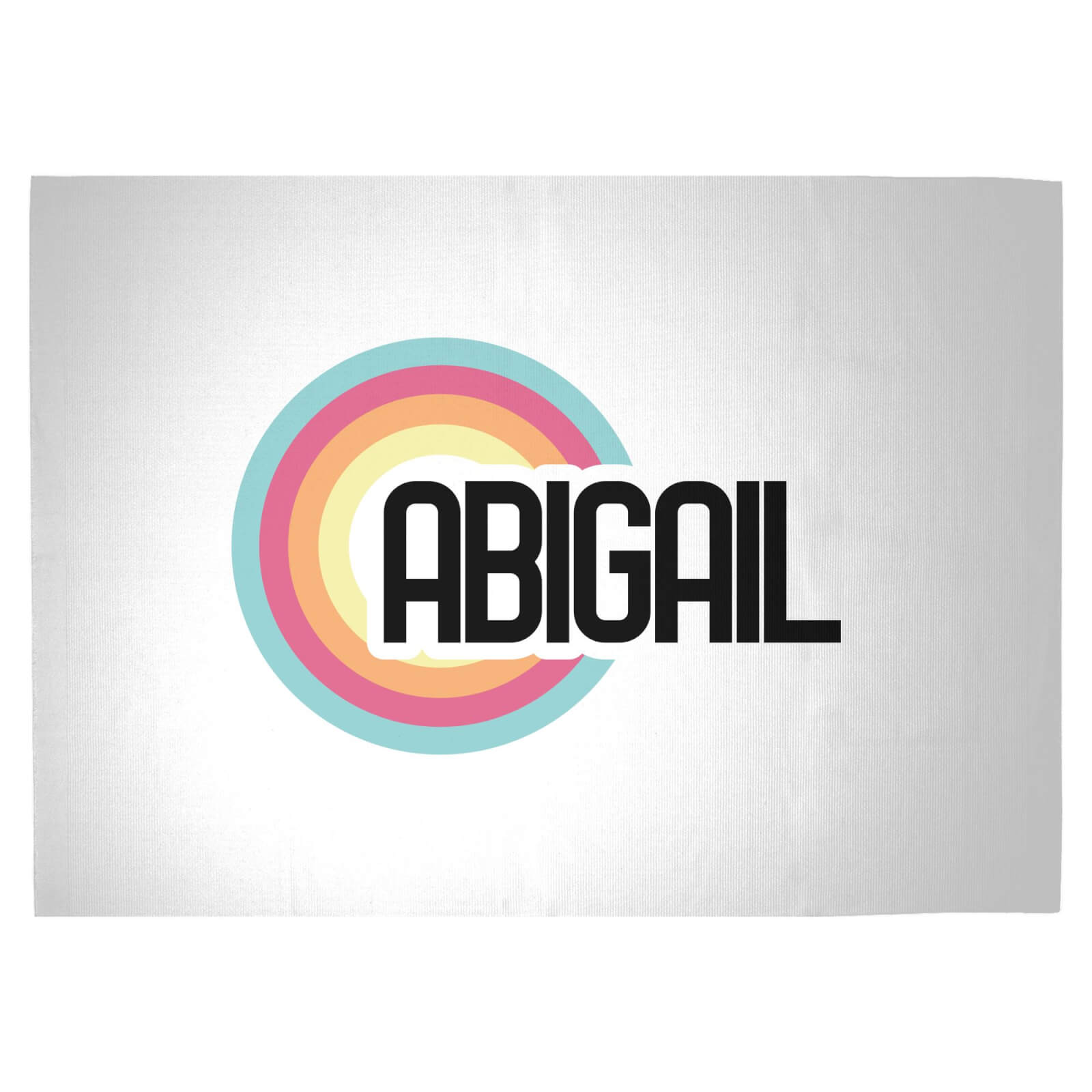 Abigail Rainbow Woven Rug - Large