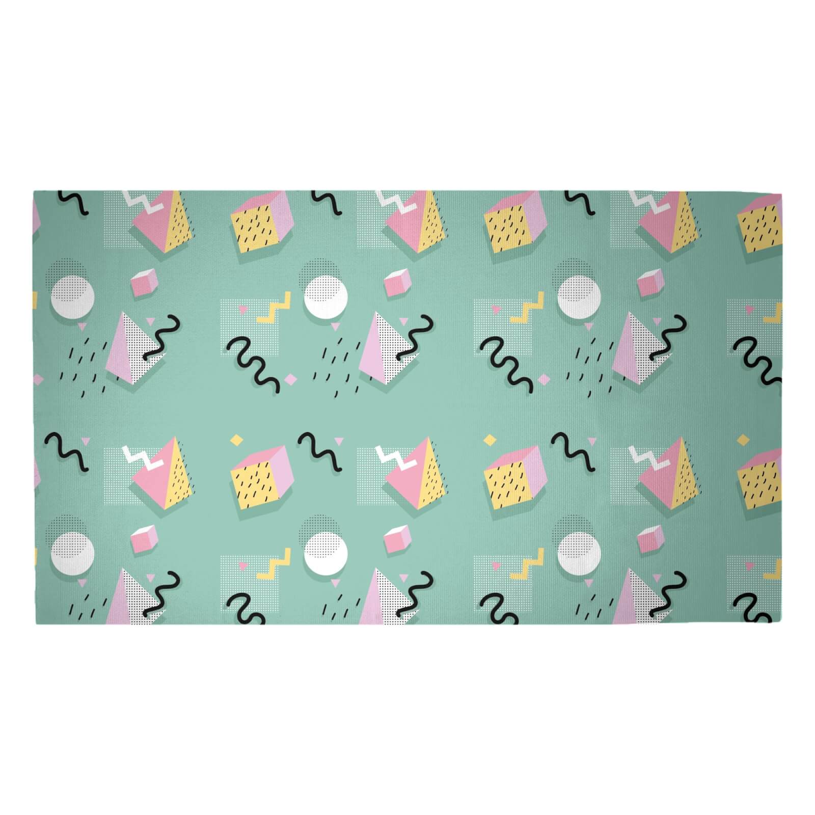 Memphis Pattern Woven Rug - Medium
