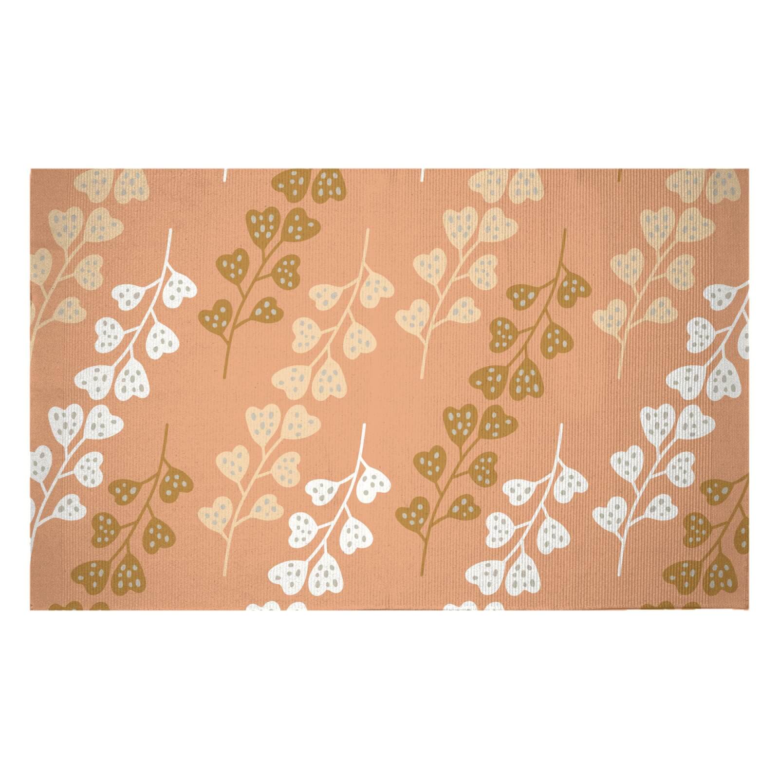 Flower Press Woven Rug - Small