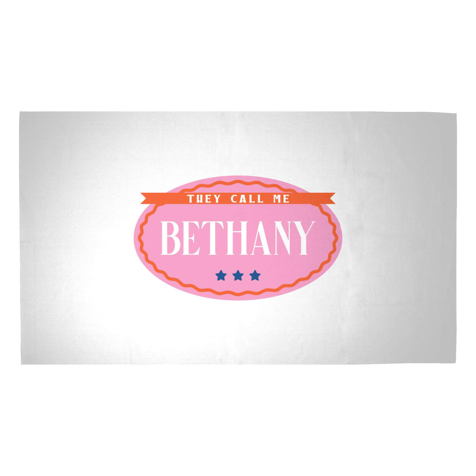 They Call Me Bethany Woven Rug - Medium
