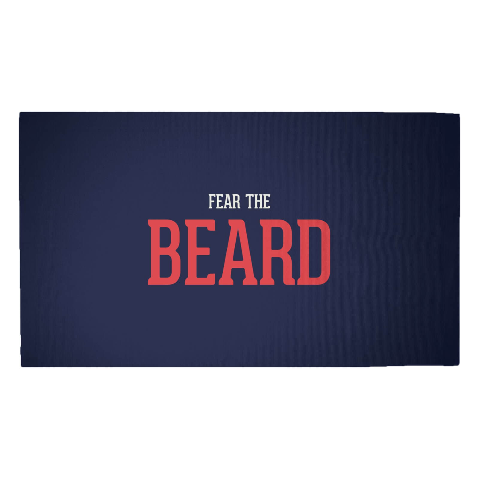 Fear The Beard Woven Rug - Medium
