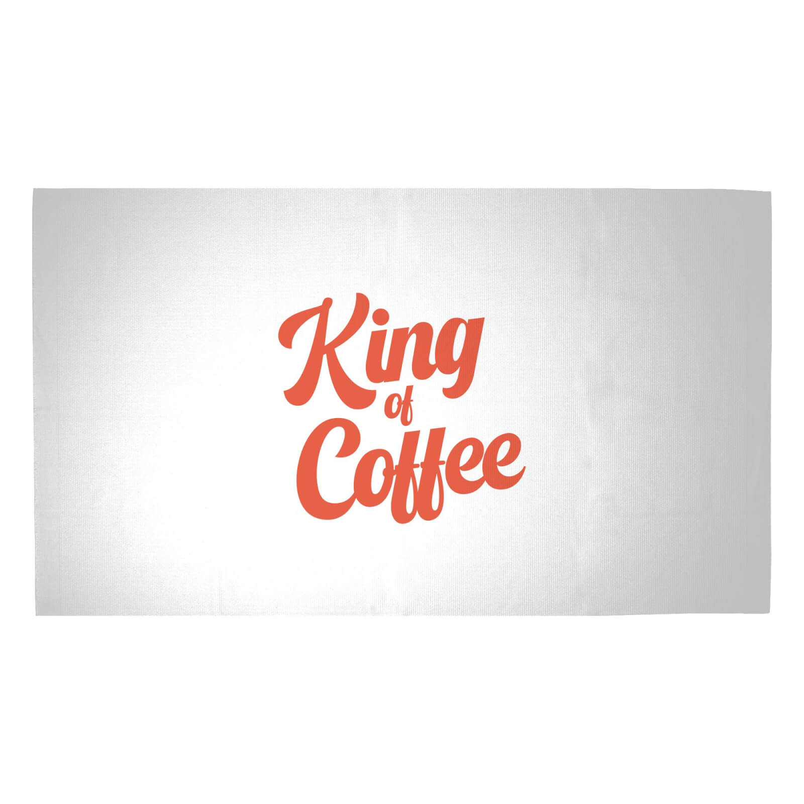 King Of Coffee Woven Rug - Medium