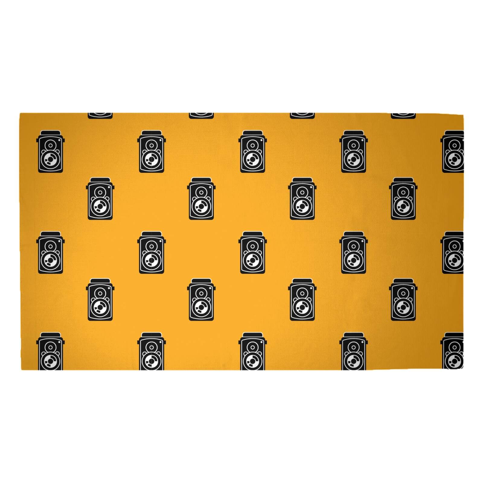 Retro Comedy Film Pattern Woven Rug - Medium