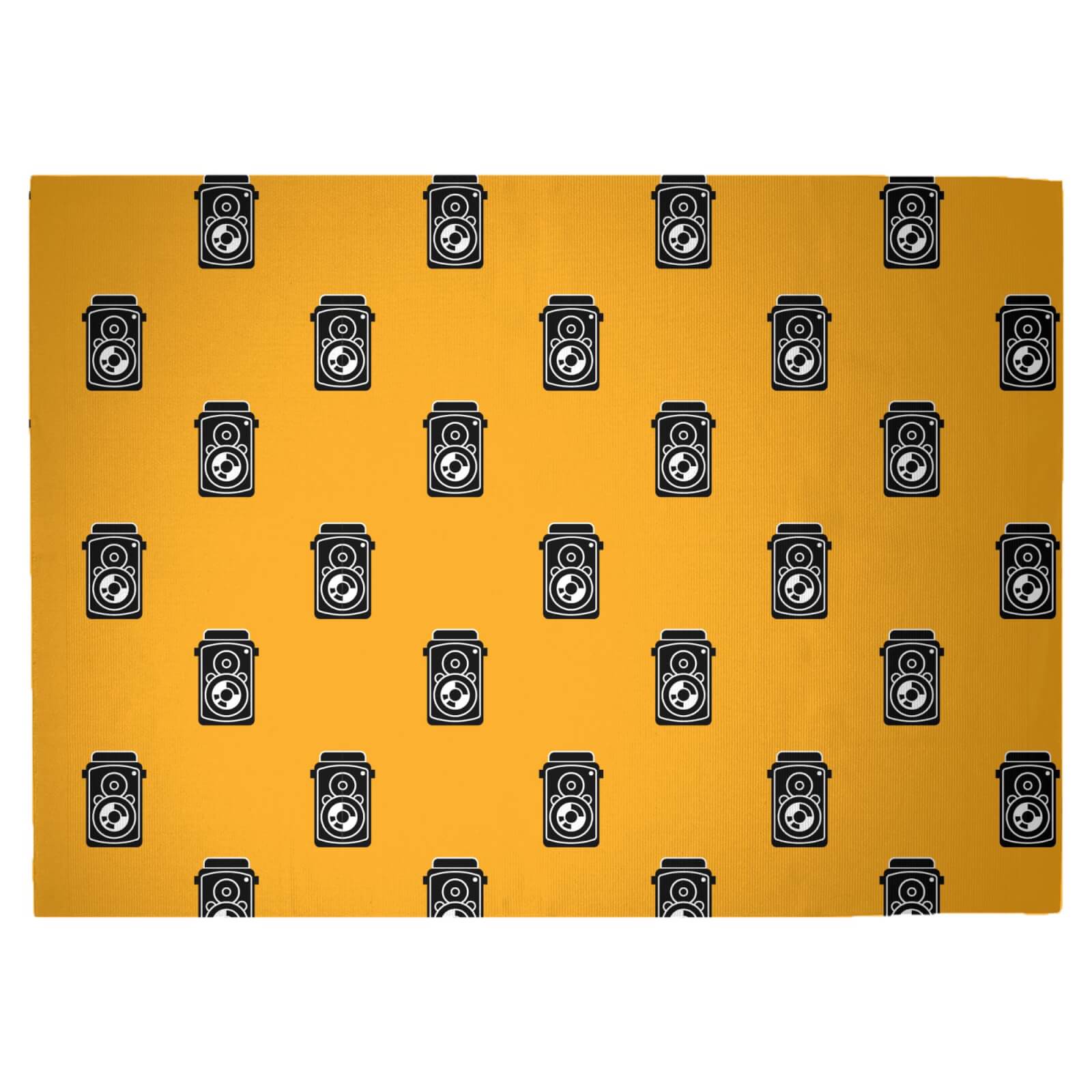 Retro Comedy Film Pattern Woven Rug - Large