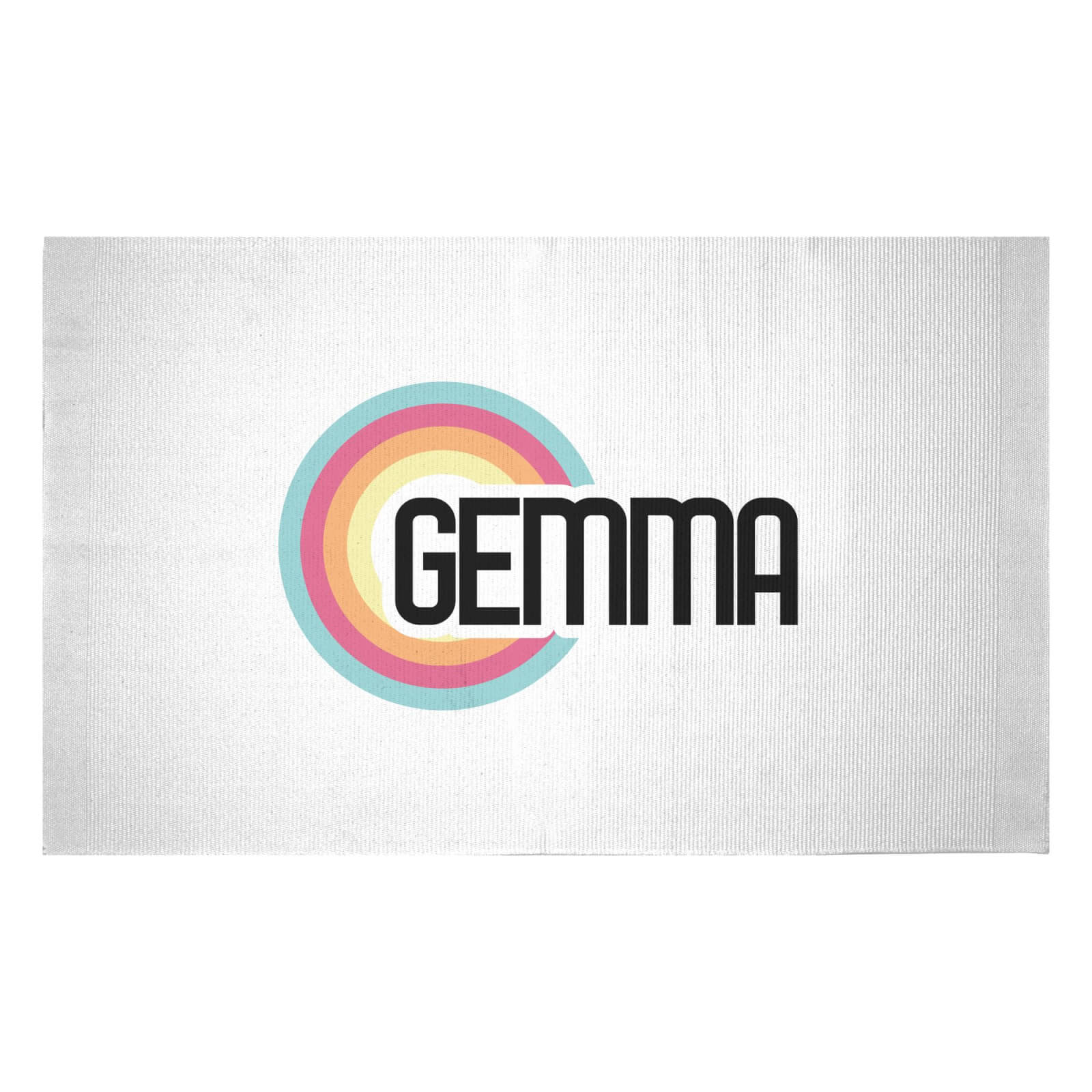 Gemma Rainbow Woven Rug - Small