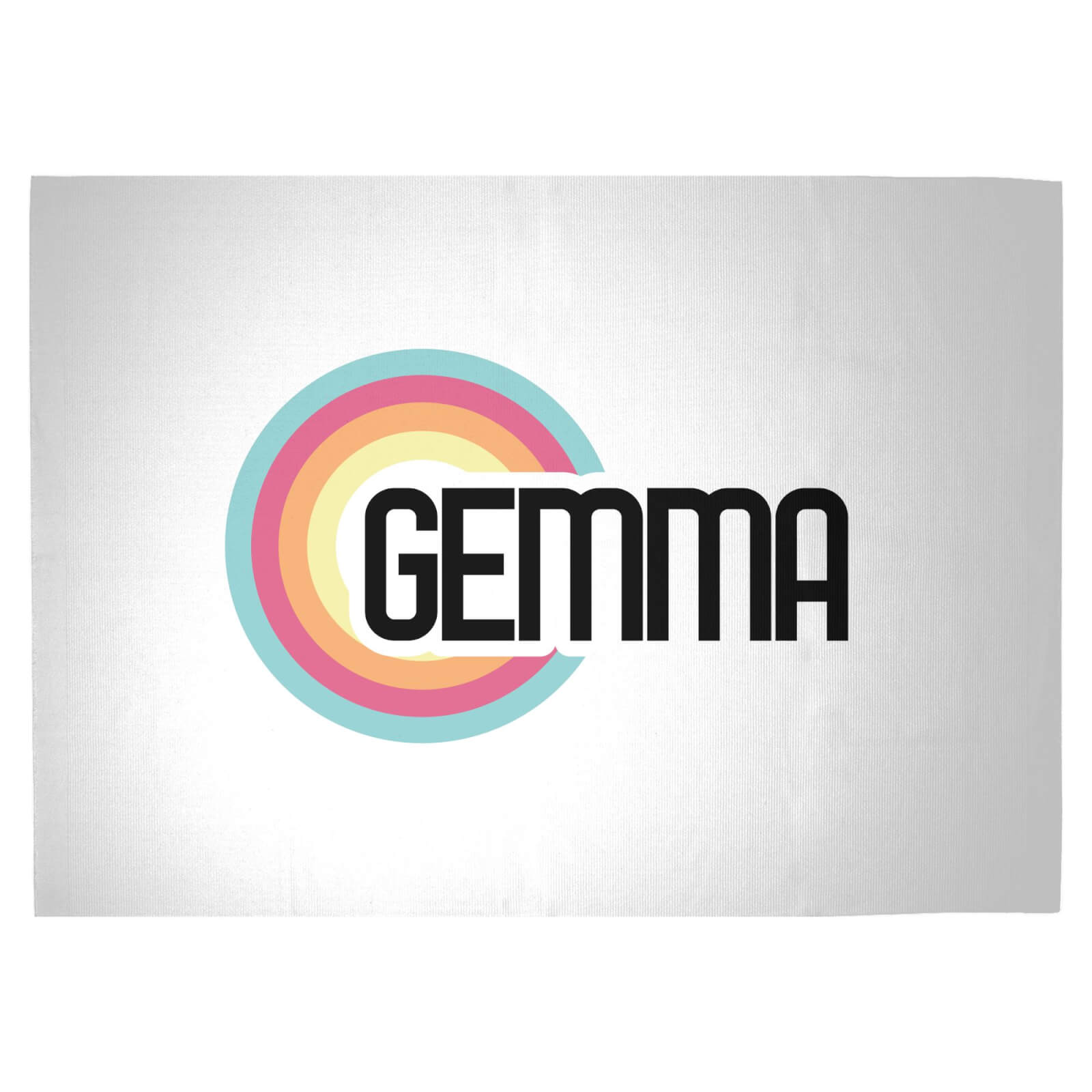 Gemma Rainbow Woven Rug - Large