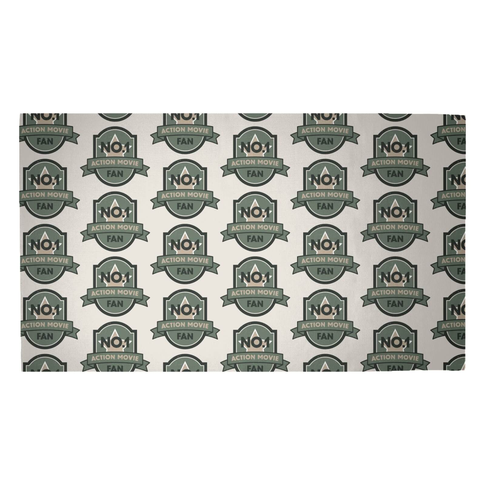 No.1 Action Movie Fan Woven Rug - Medium