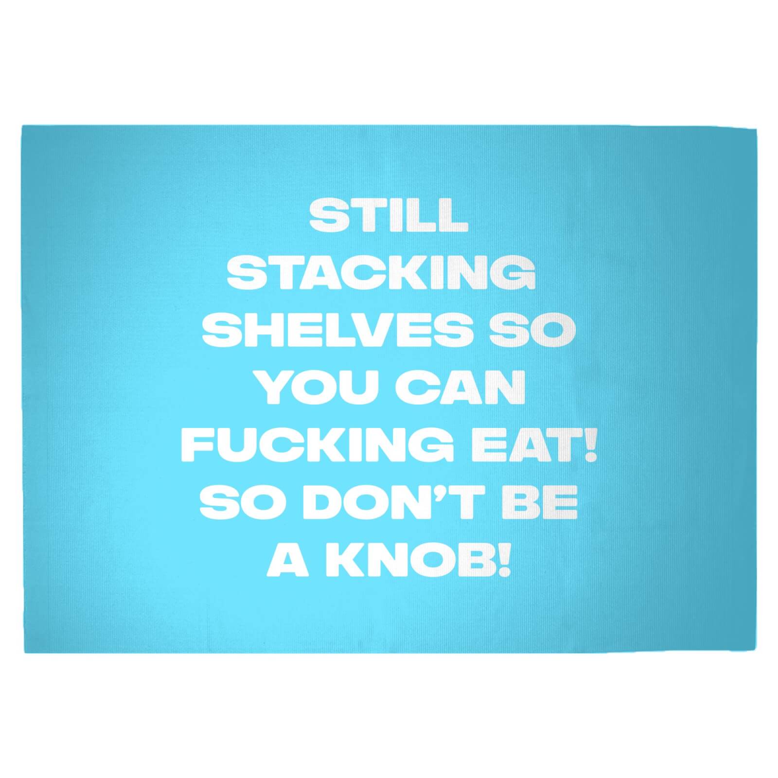 Still Stacking Shelves Woven Rug - Large