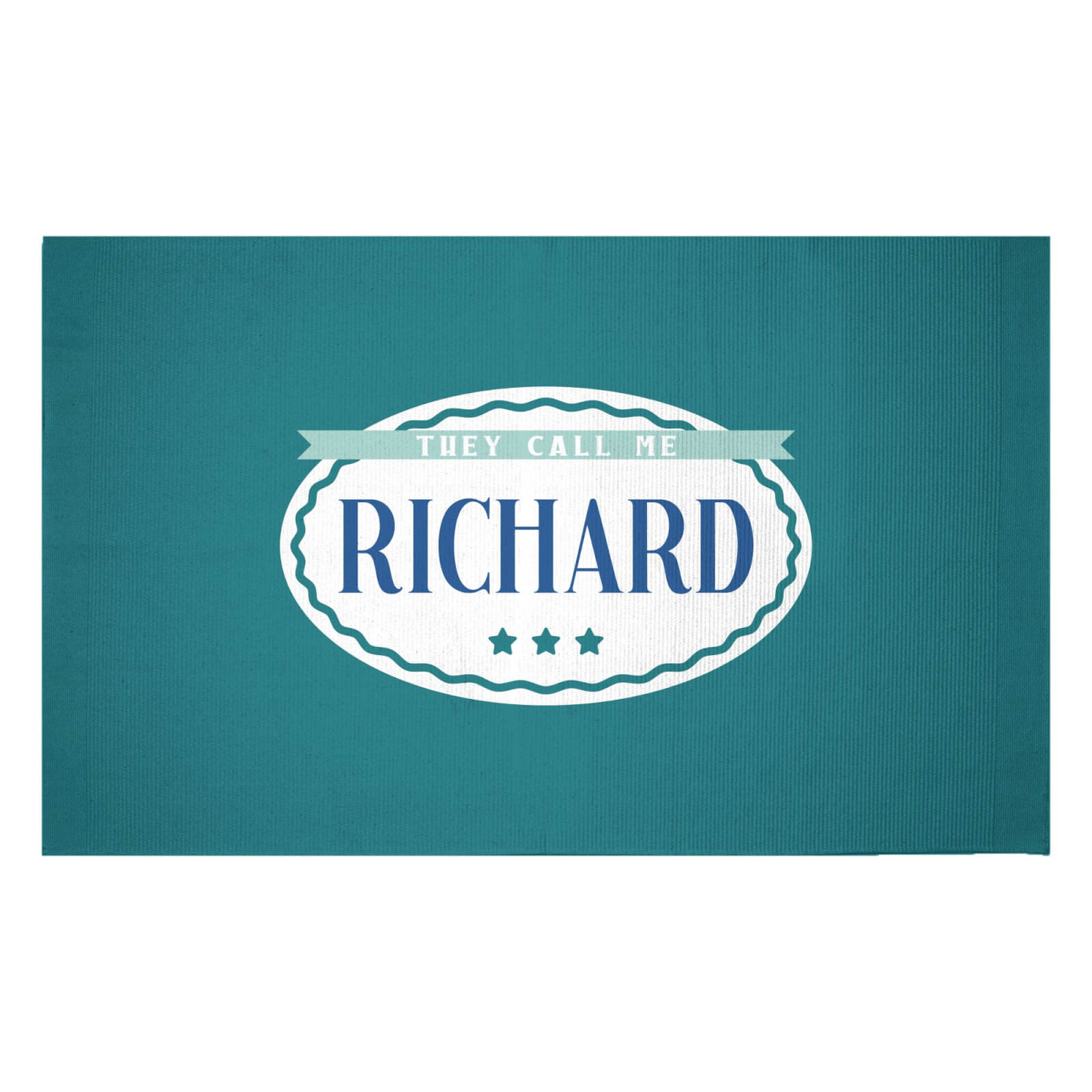 They Call Me Richard Woven Rug - Small