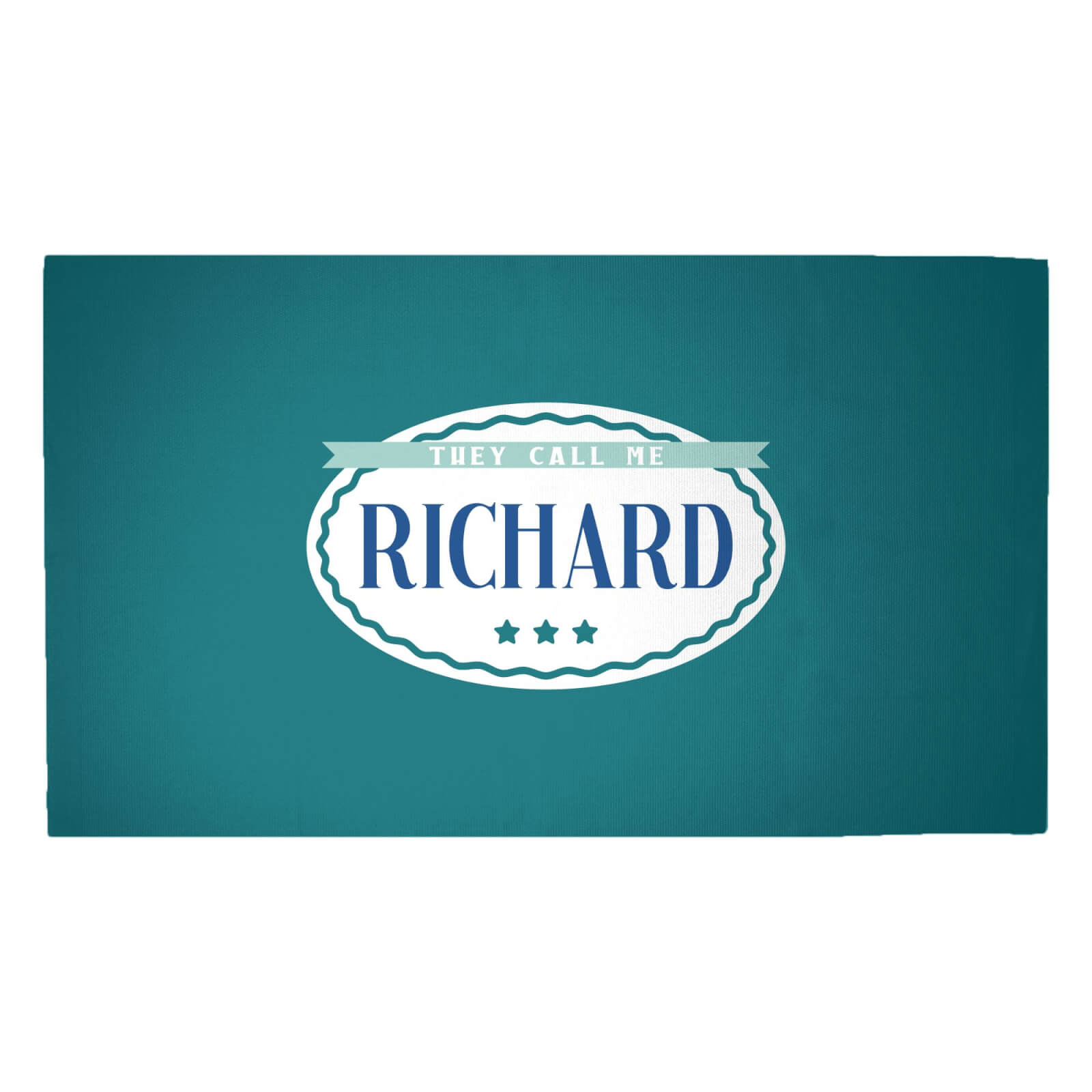 They Call Me Richard Woven Rug - Medium