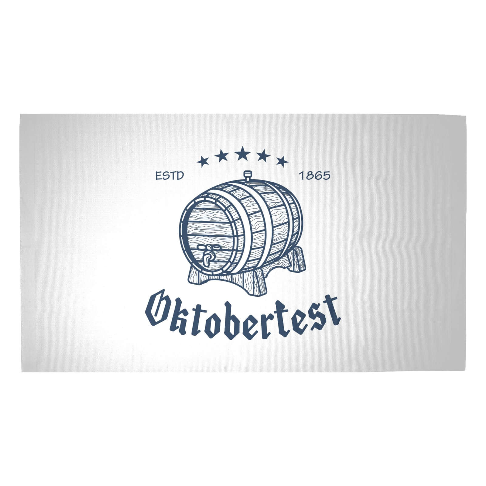 Oktoberfest Barrel Woven Rug - Medium