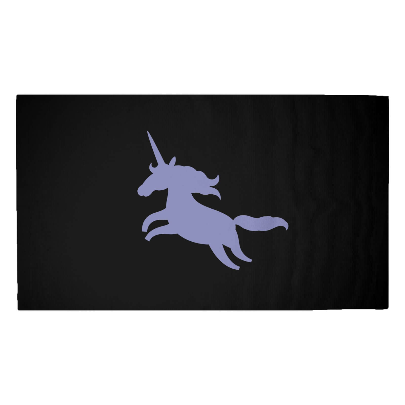 Unicorn Silhouette Woven Rug - Medium