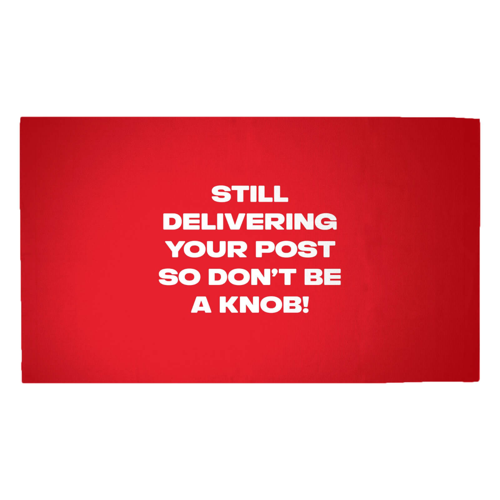 Still Delivering Your Post Woven Rug - Medium