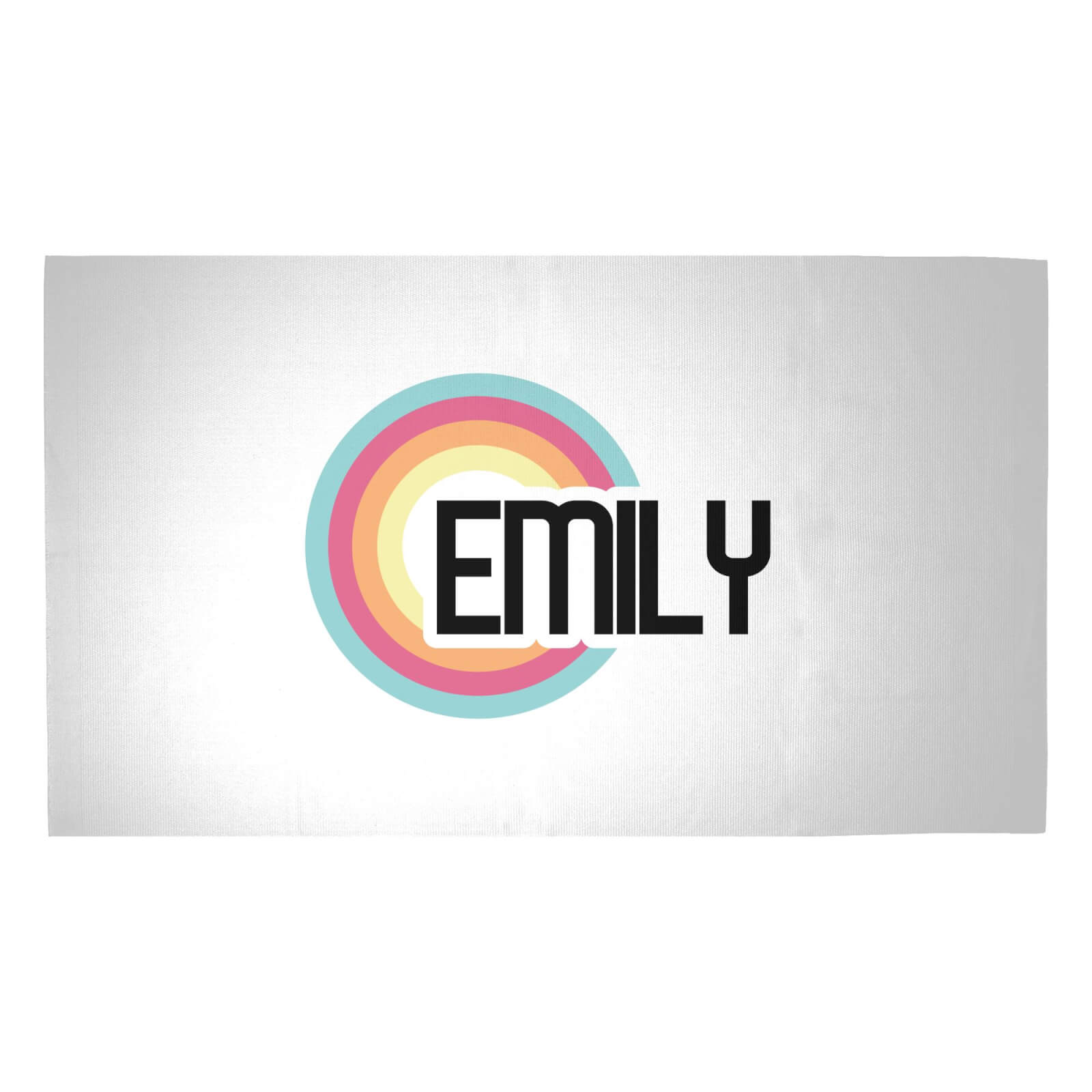 Emily Rainbow Woven Rug - Medium