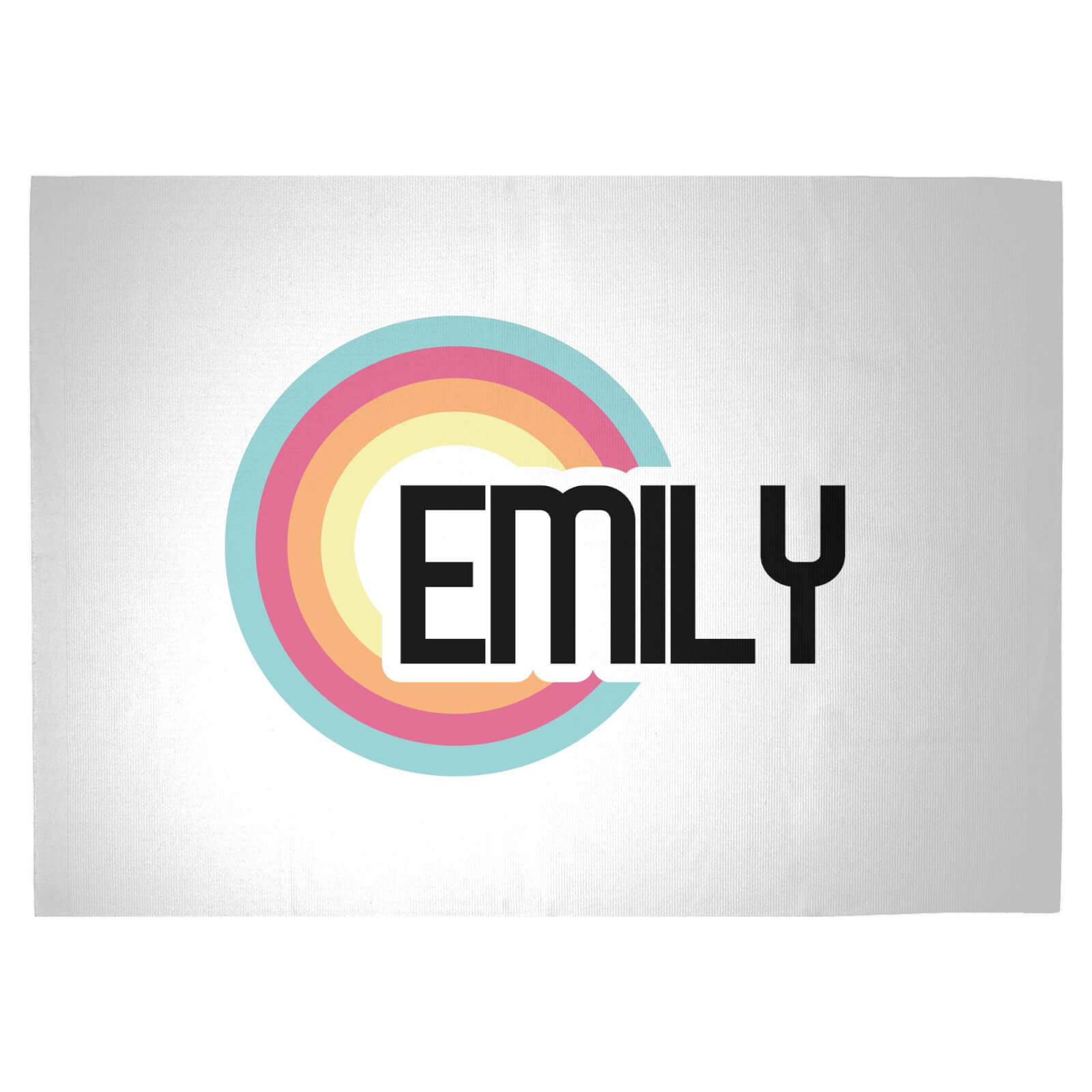 Emily Rainbow Woven Rug - Large