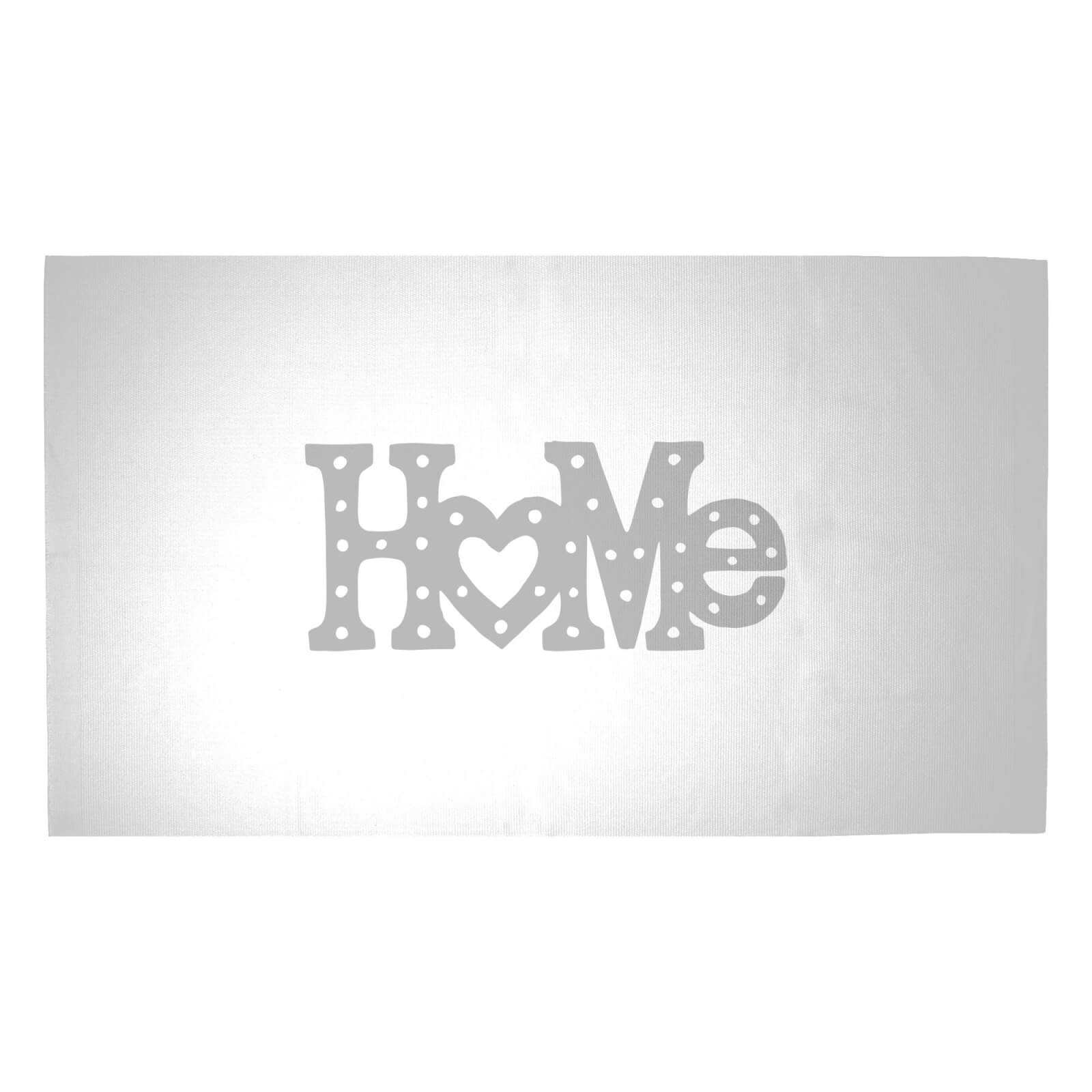 Home Typographic Woven Rug - Medium