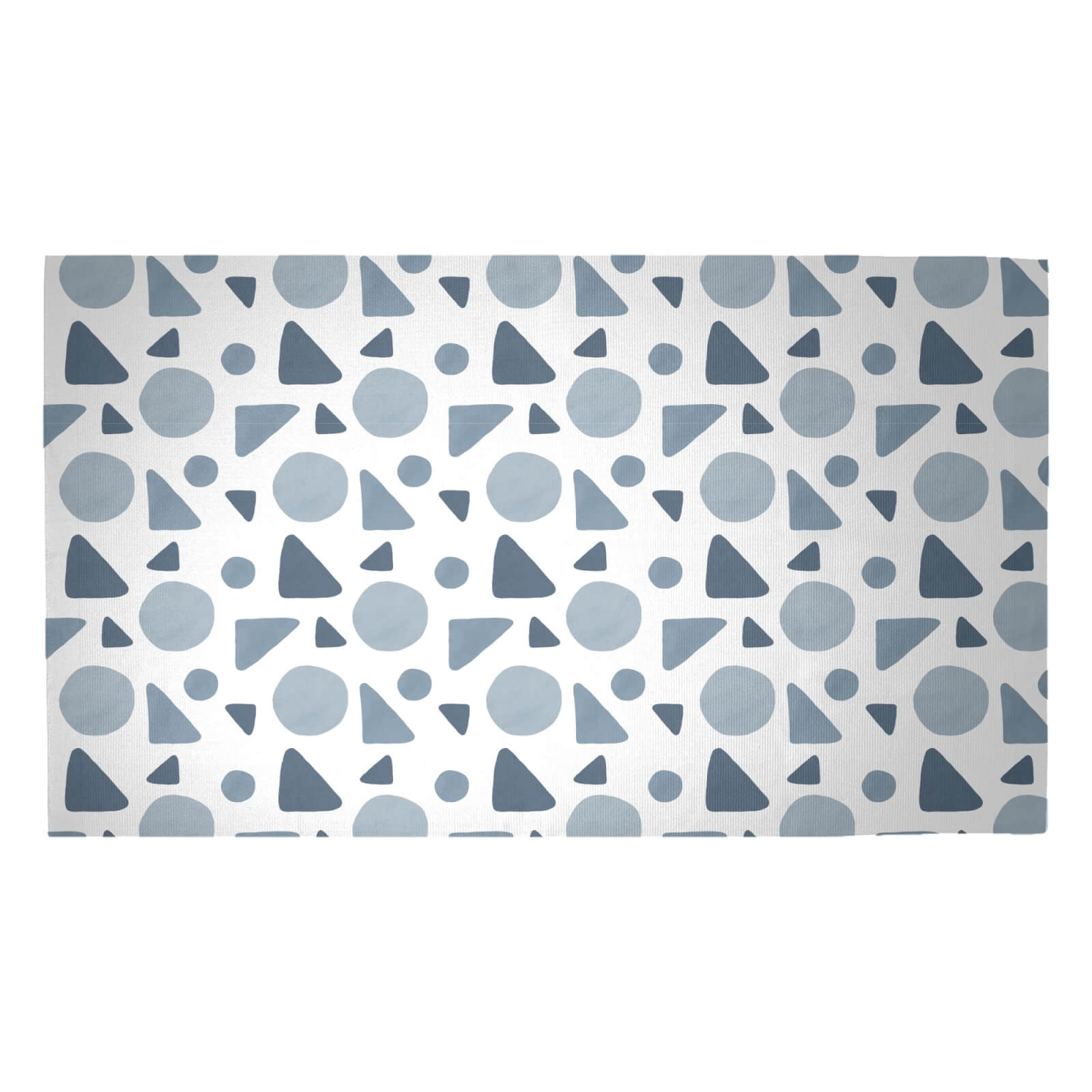 Random Blobs Woven Rug - Medium
