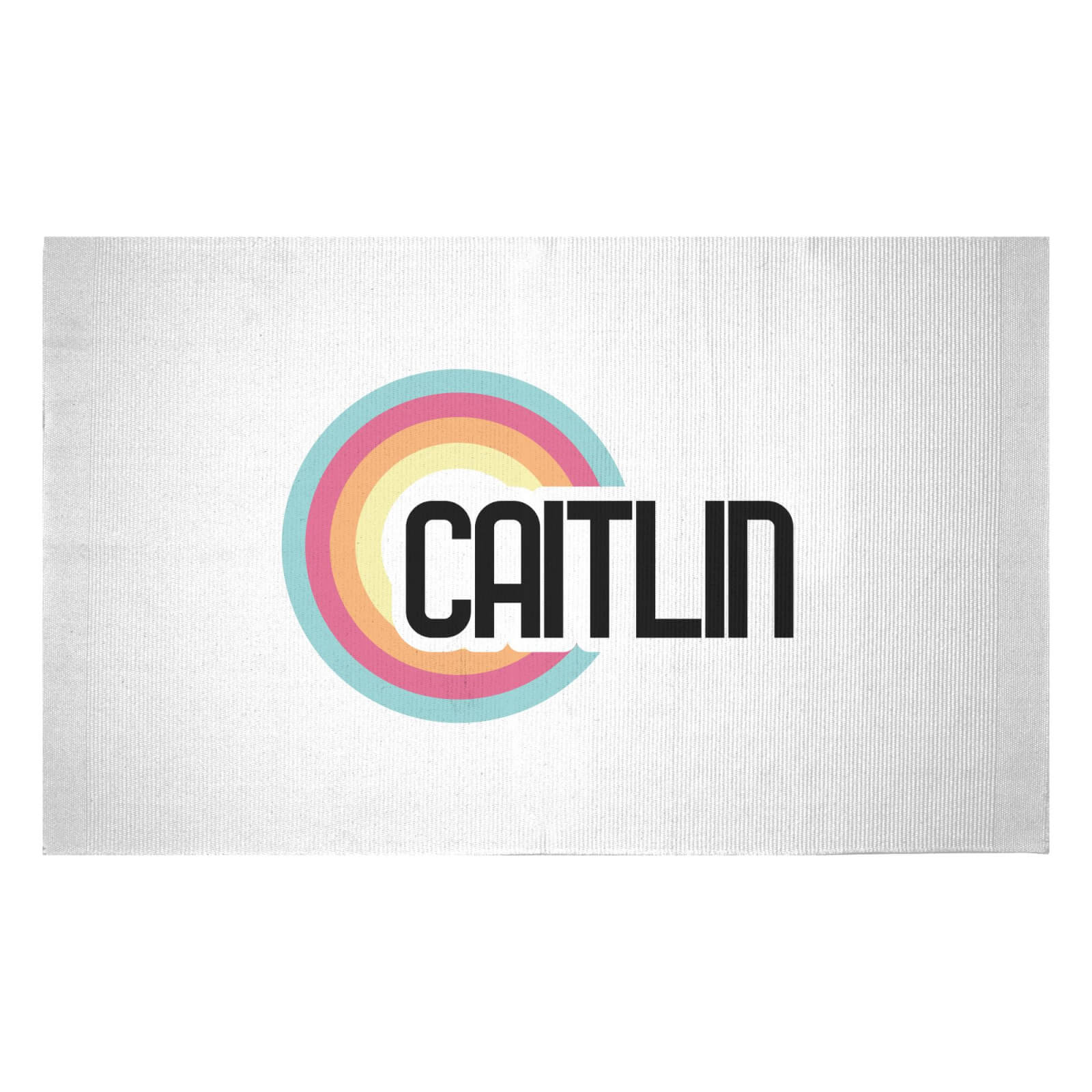 Caitlin Rainbow Woven Rug - Small