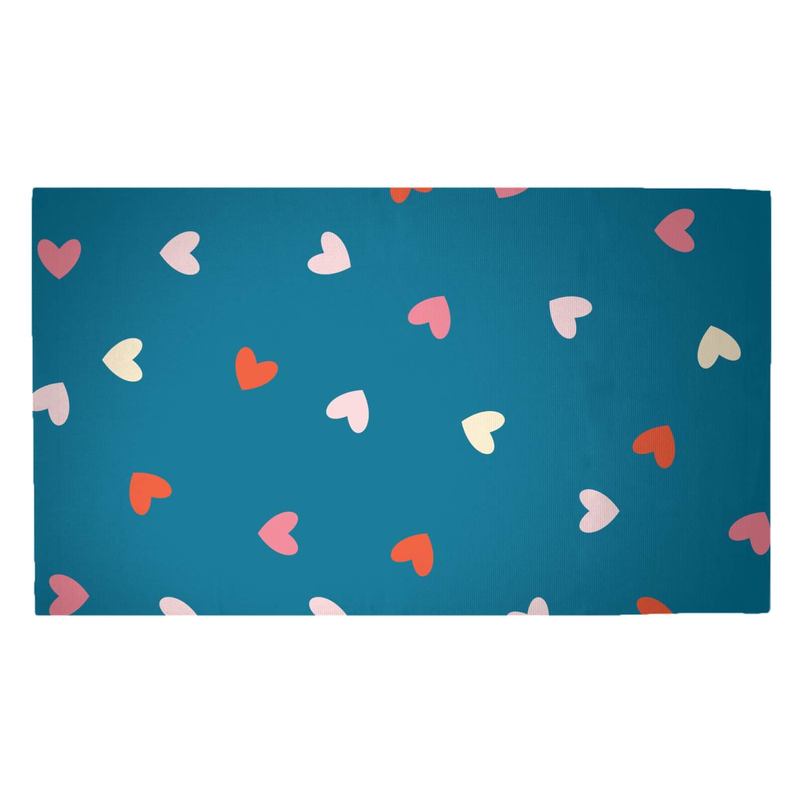 Love Hearts Woven Rug - Medium