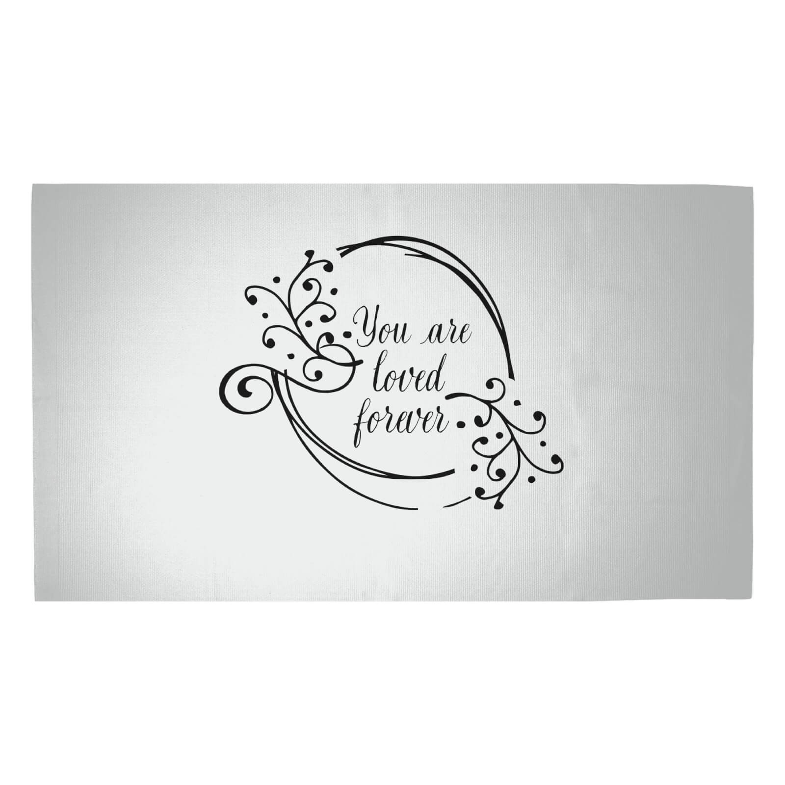 You Are Loved Forever Woven Rug - Medium