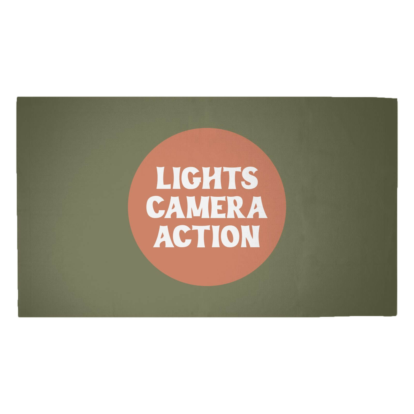 Lights Camera Action Woven Rug - Medium