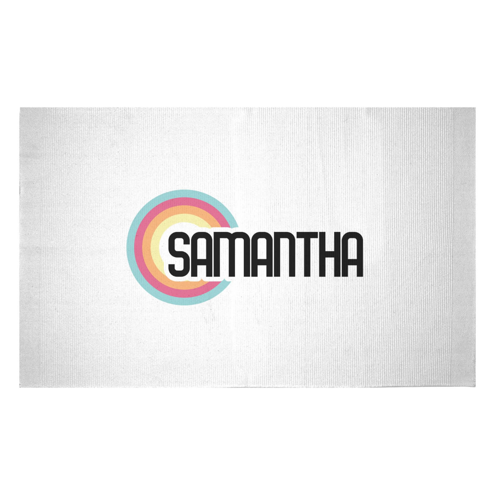 Samantha Rainbow Woven Rug - Small