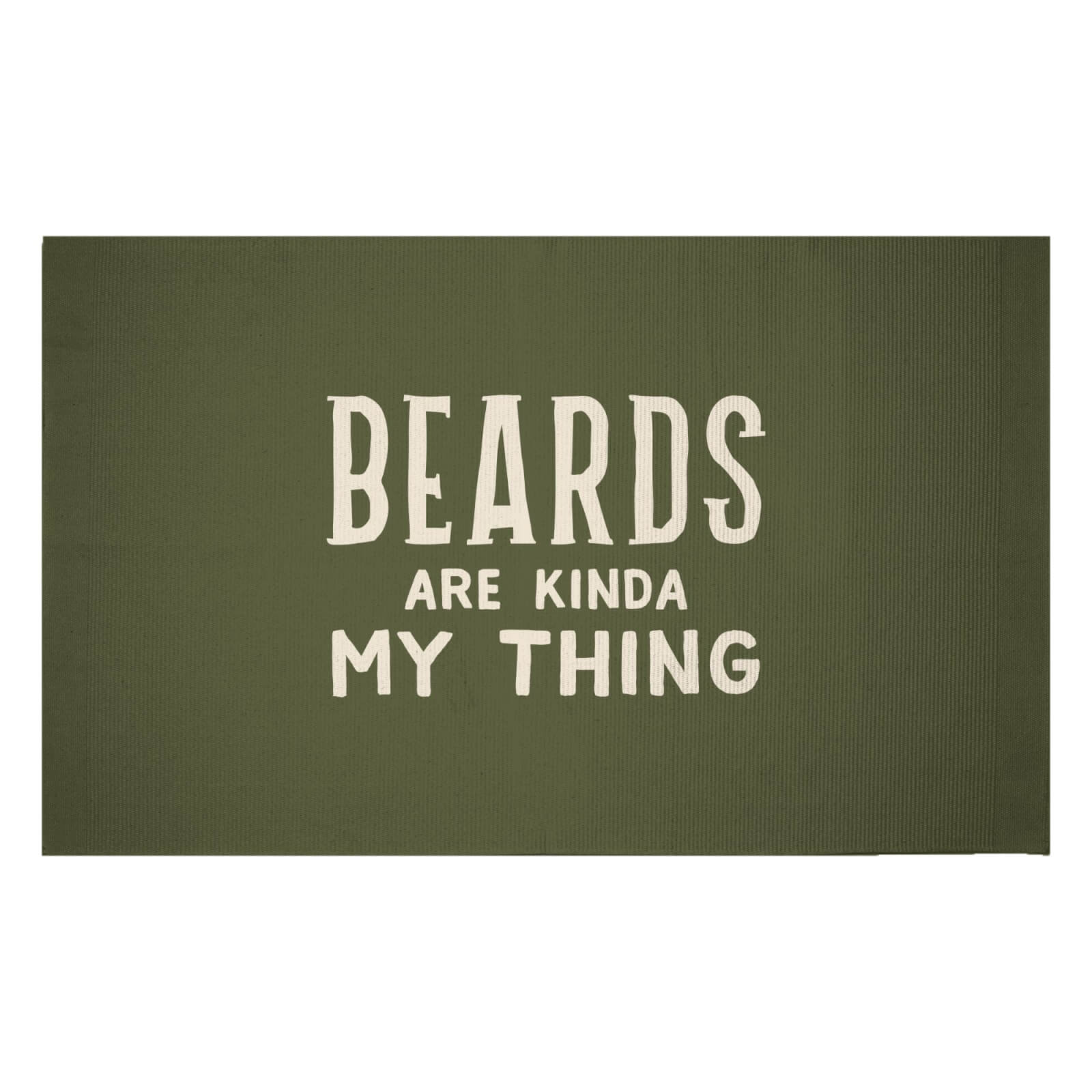 Beards Are Kinda My Thing Woven Rug - Small