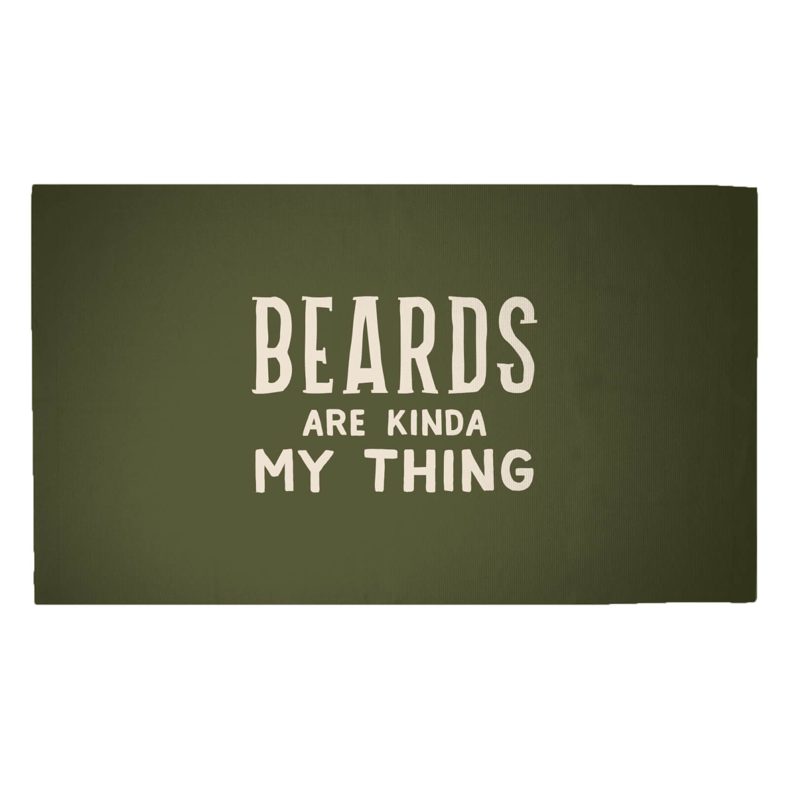 Beards Are Kinda My Thing Woven Rug - Medium