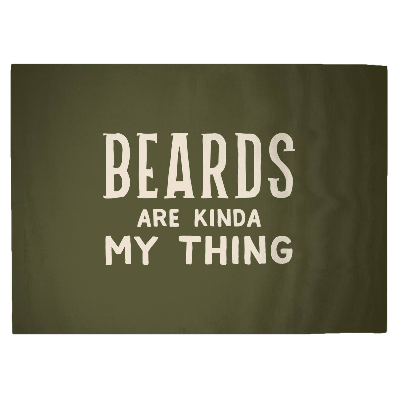 Beards Are Kinda My Thing Woven Rug - Large