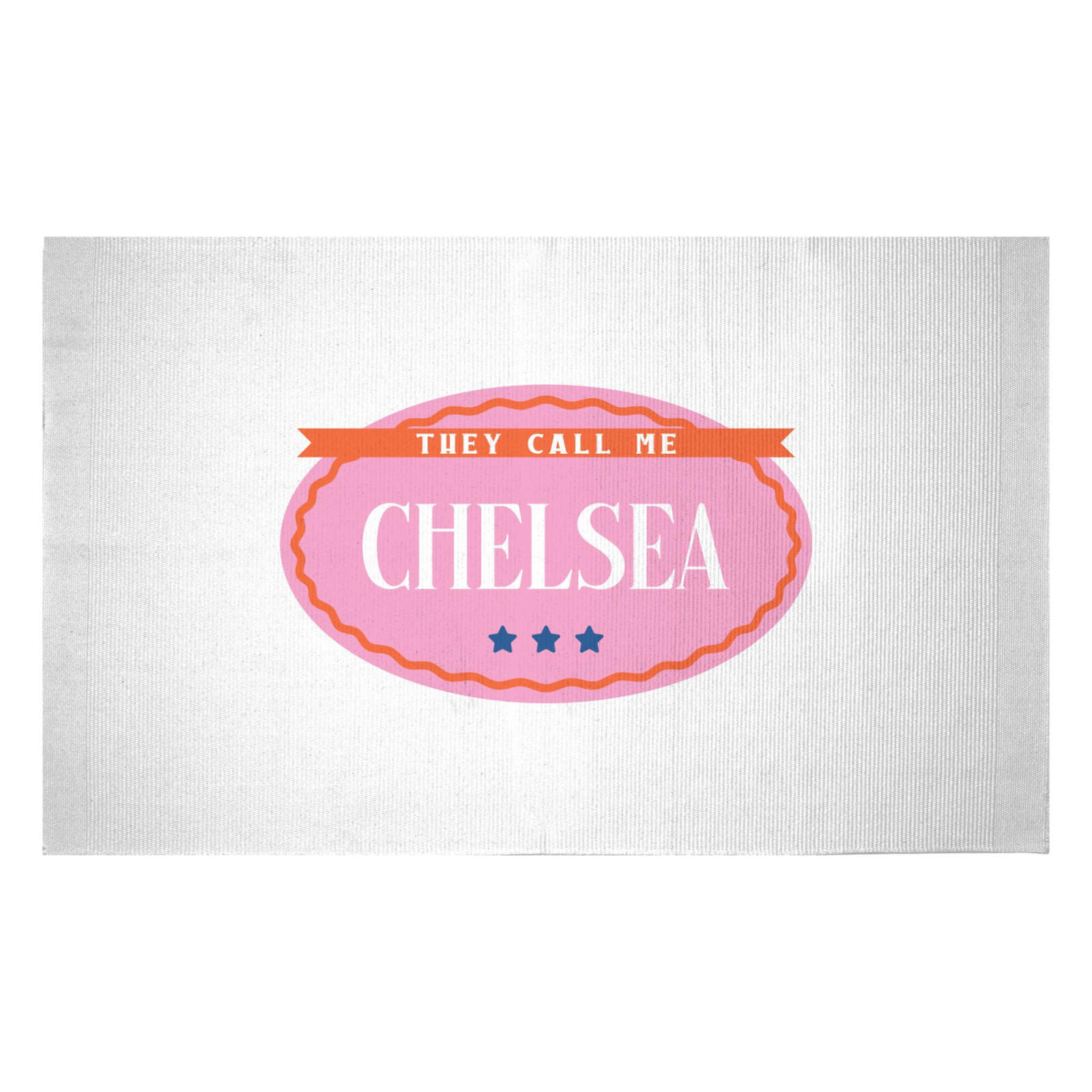 They Call Me Chelsea Woven Rug - Small