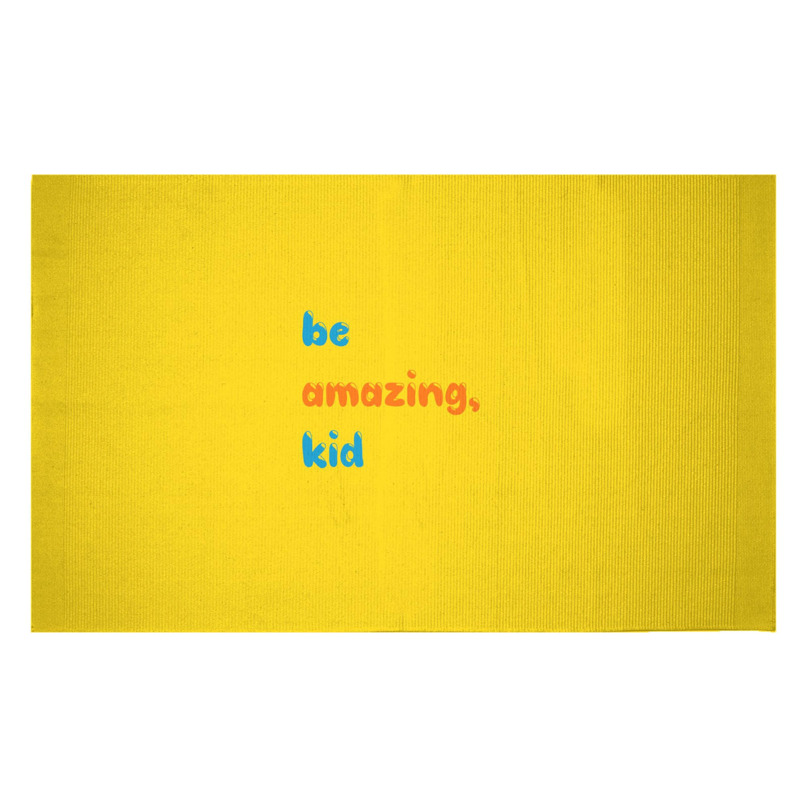 Be Amazing Kid Woven Rug - Small