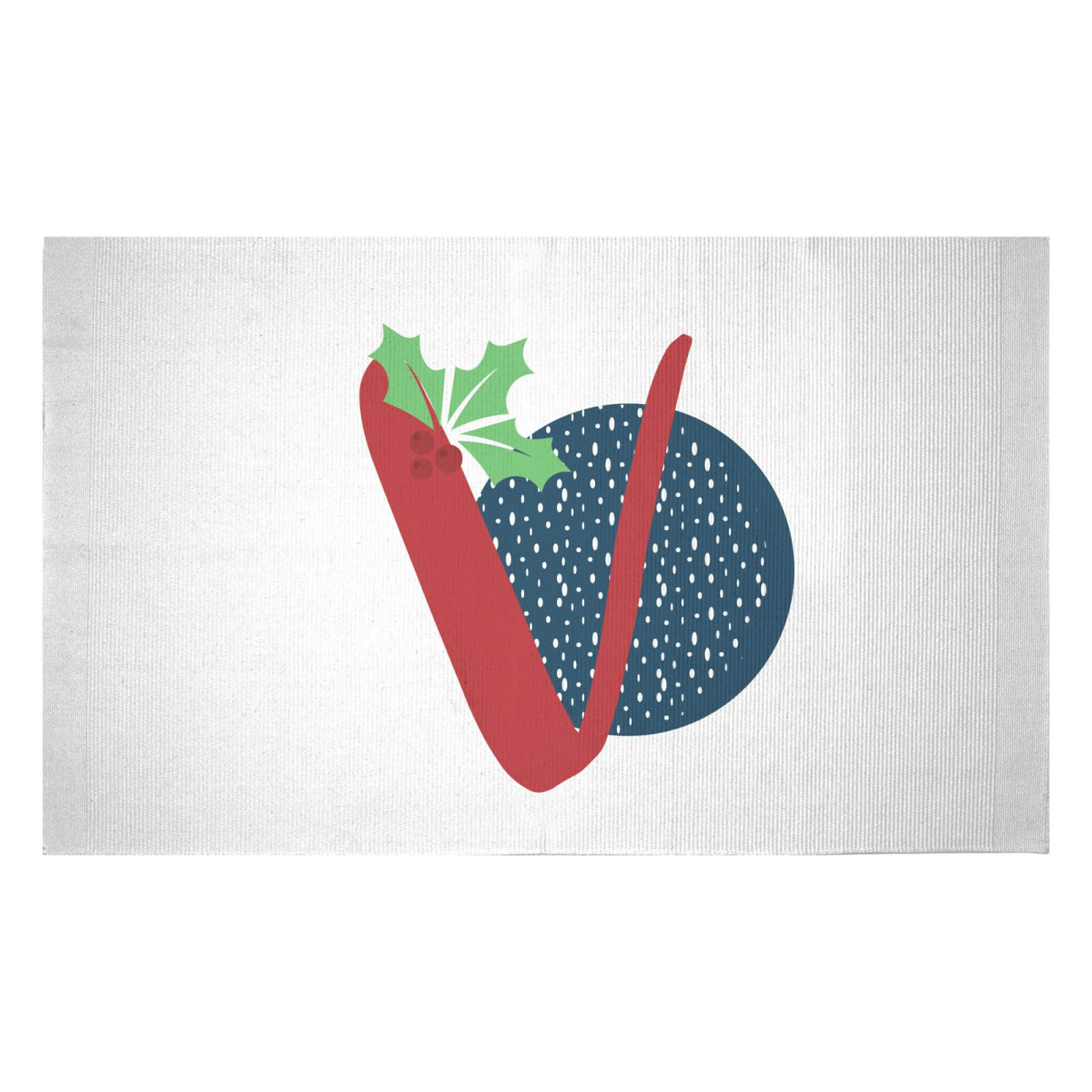 V Woven Rug - Small