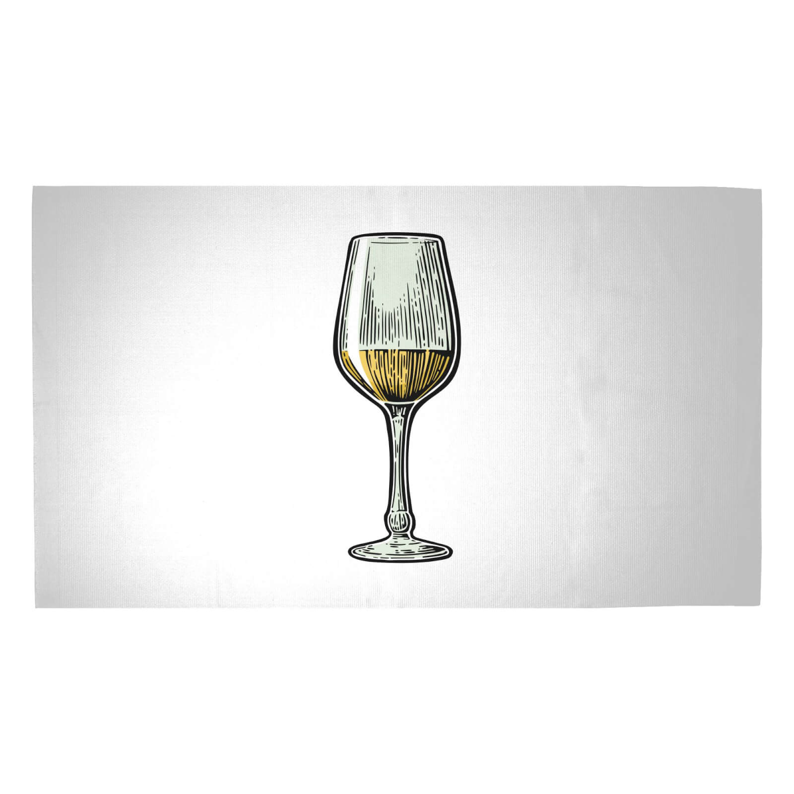 White Wine Woven Rug - Medium