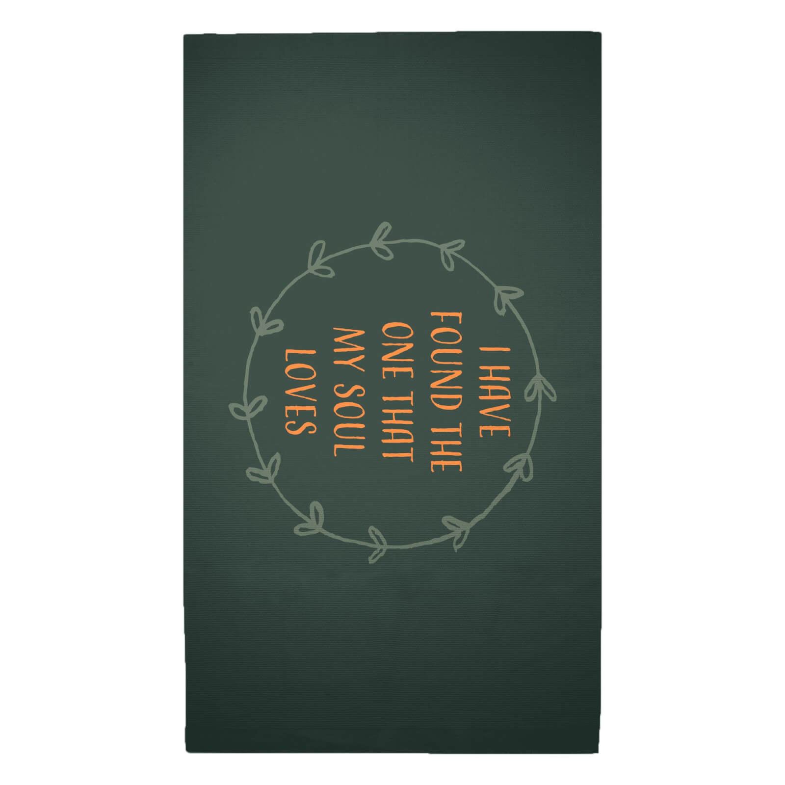 I Have Found The One That My Soul Loves Woven Rug - Medium