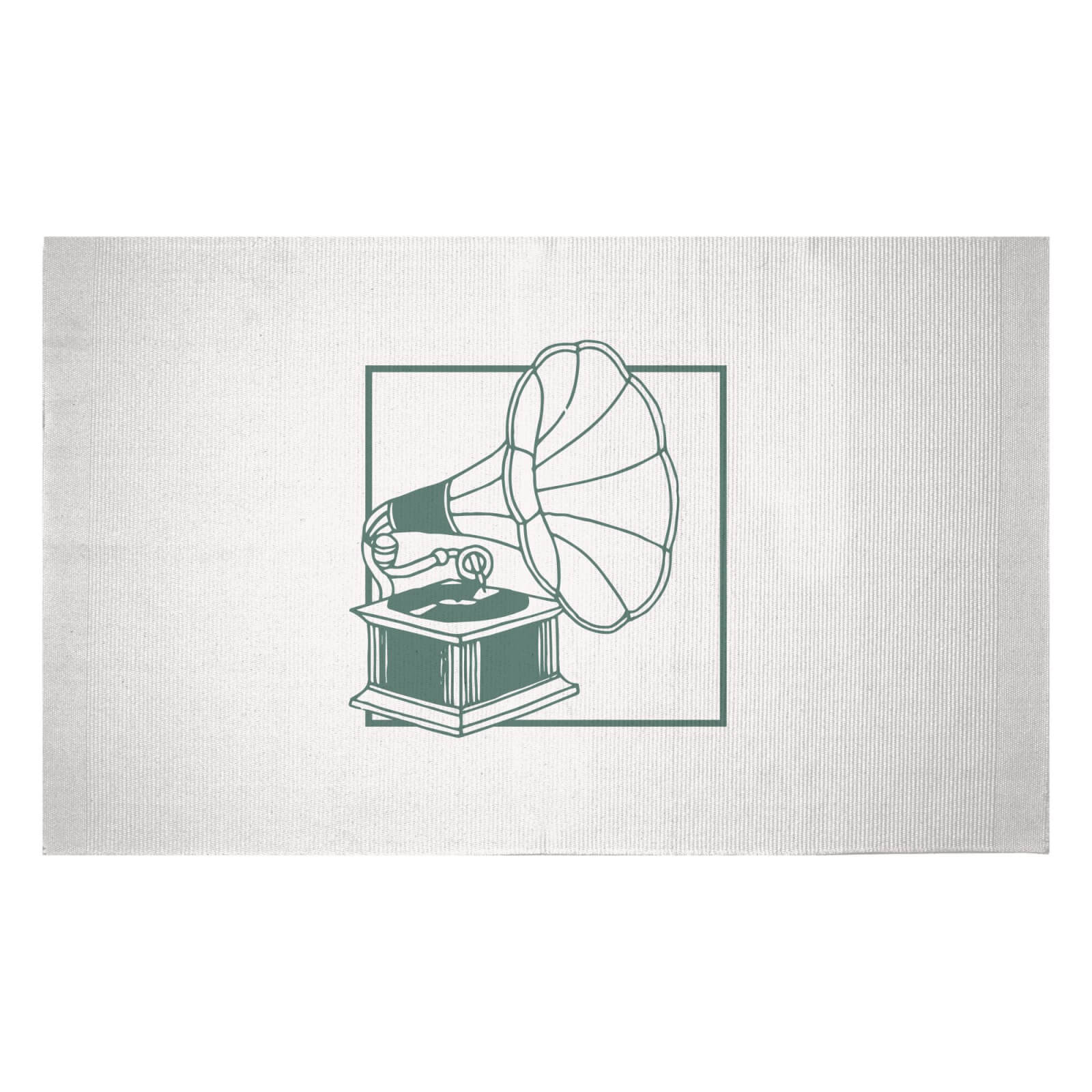 Music Player Woven Rug - Small