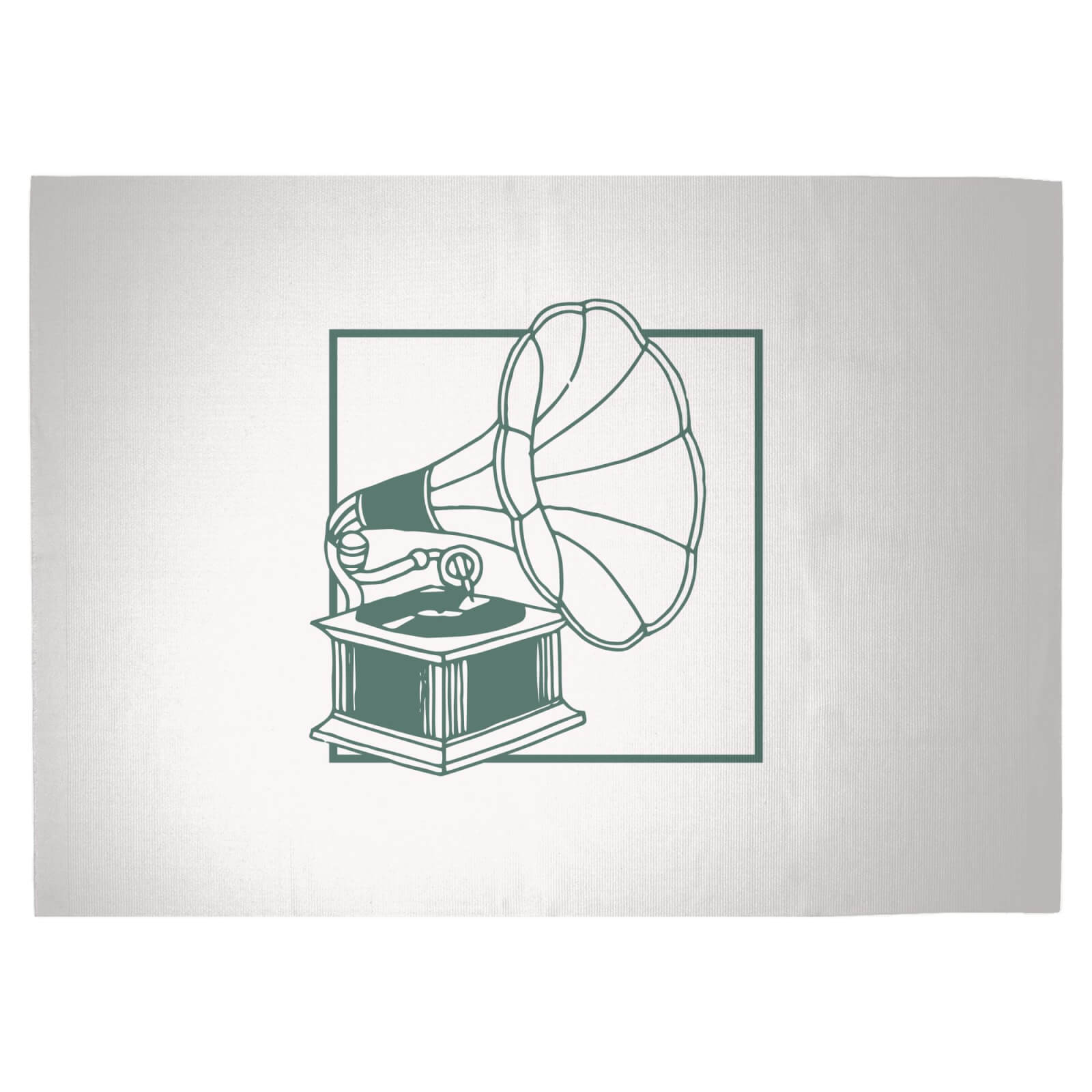 Music Player Woven Rug - Large