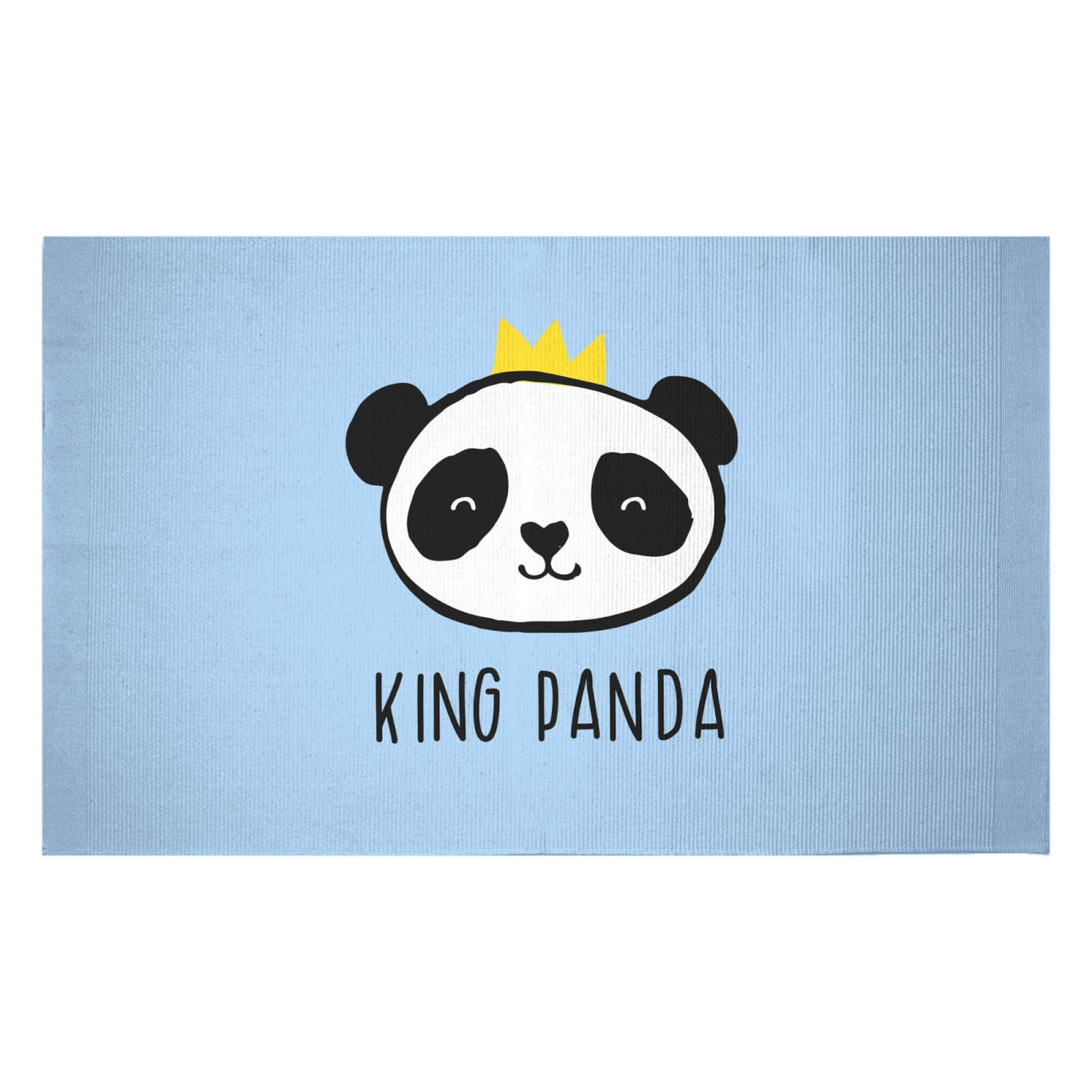 King Panda Woven Rug - Small