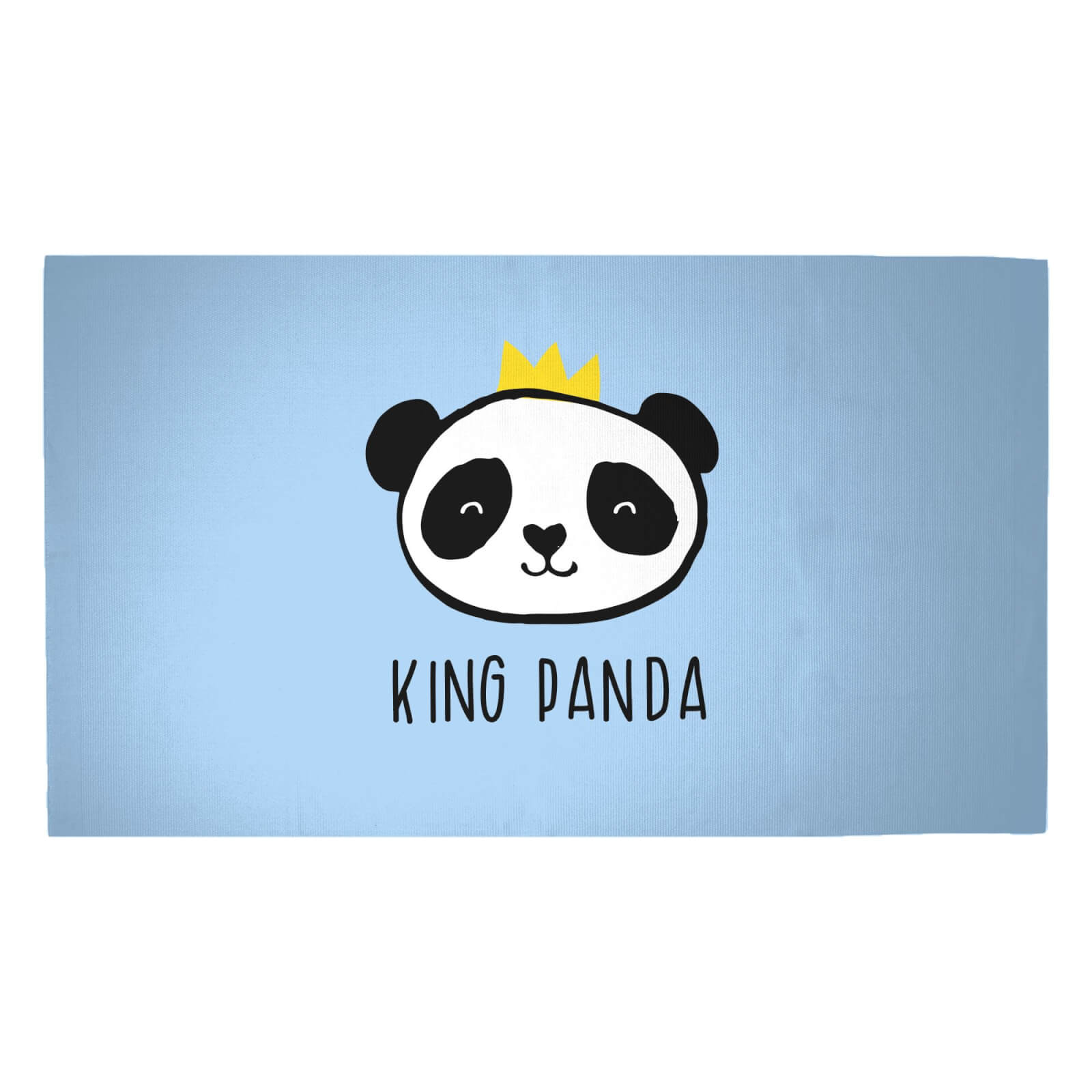 King Panda Woven Rug - Medium
