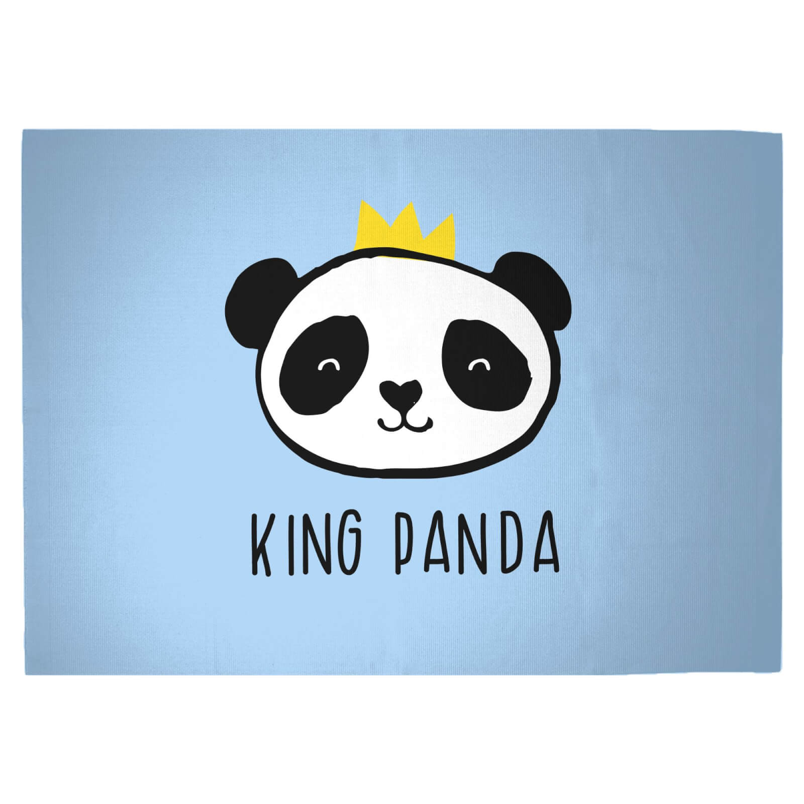 King Panda Woven Rug - Large
