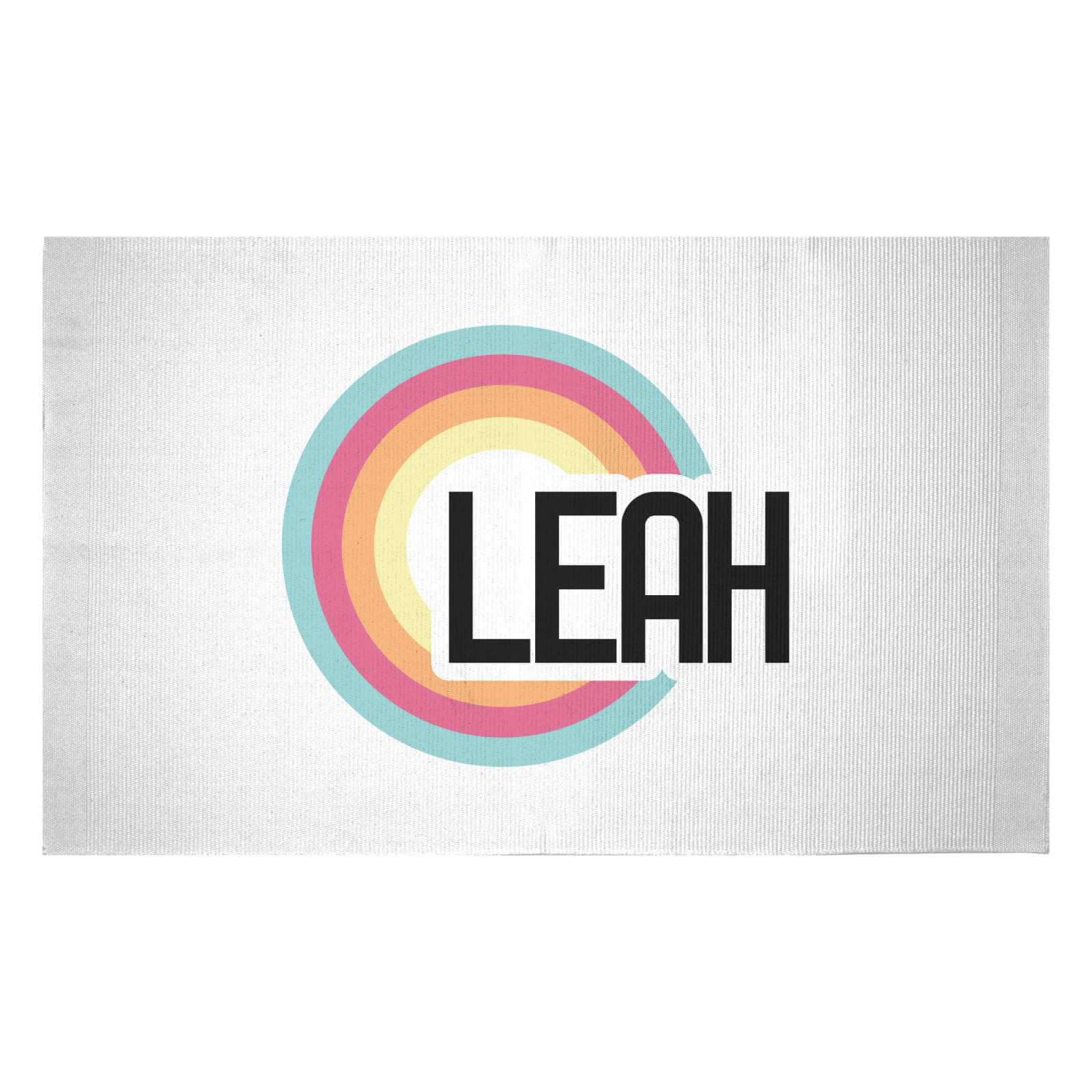 Leah Rainbow Woven Rug - Small