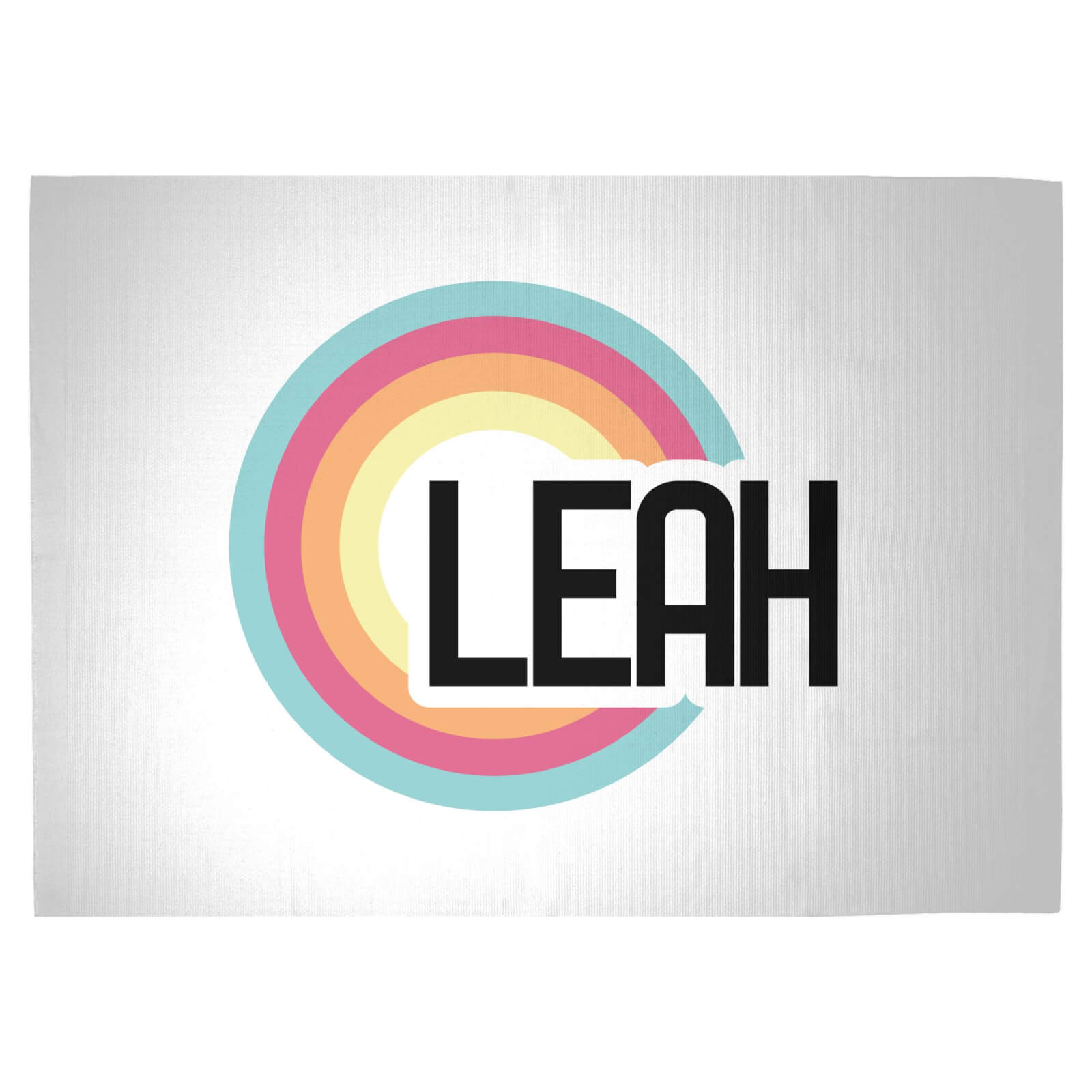 Leah Rainbow Woven Rug - Large