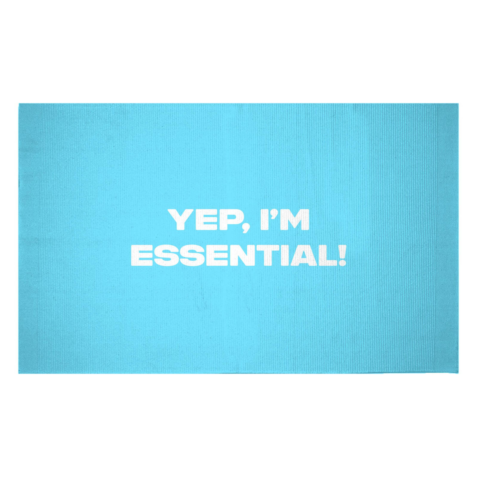 Yep, I'm Essential! Woven Rug - Small