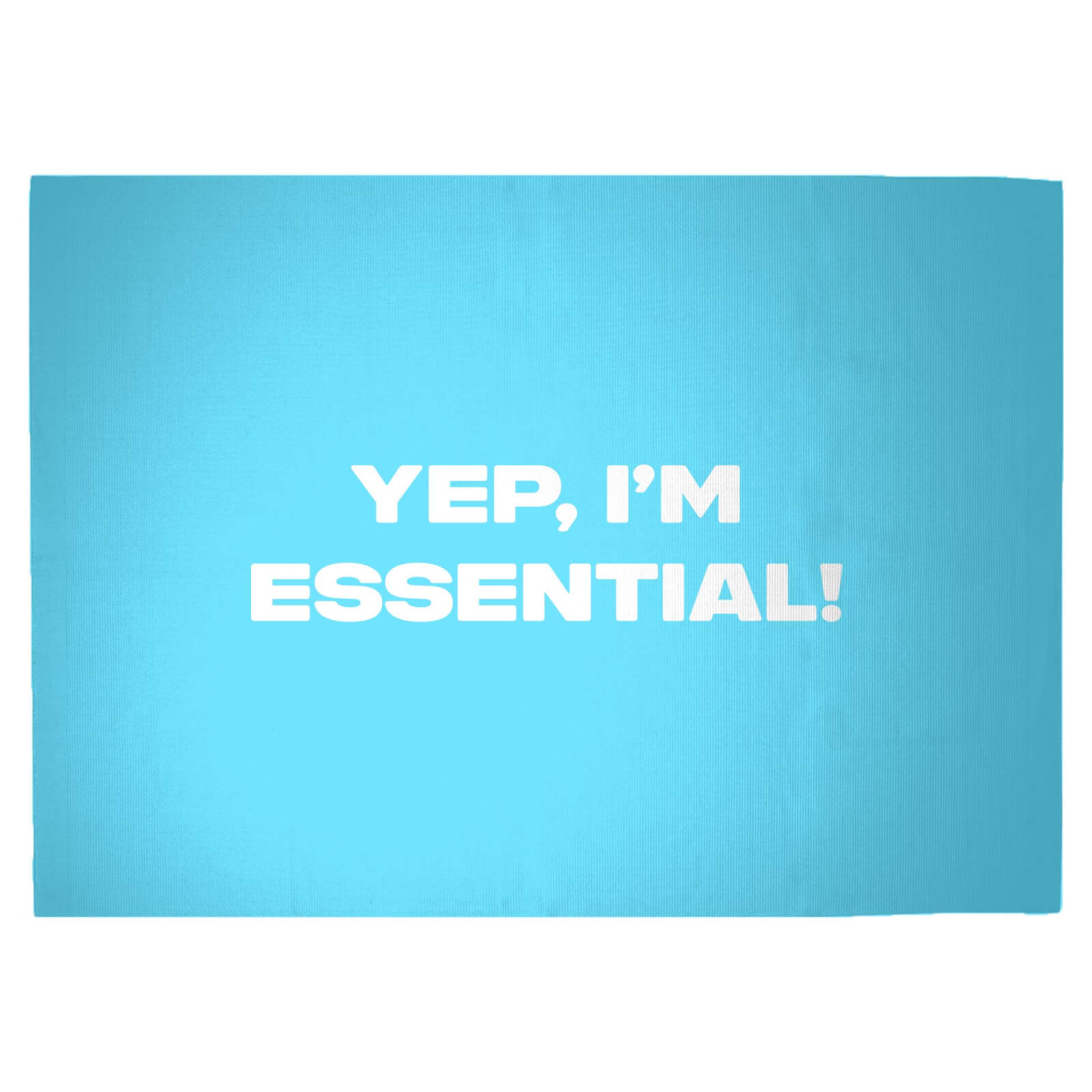 Yep, I'm Essential! Woven Rug - Large