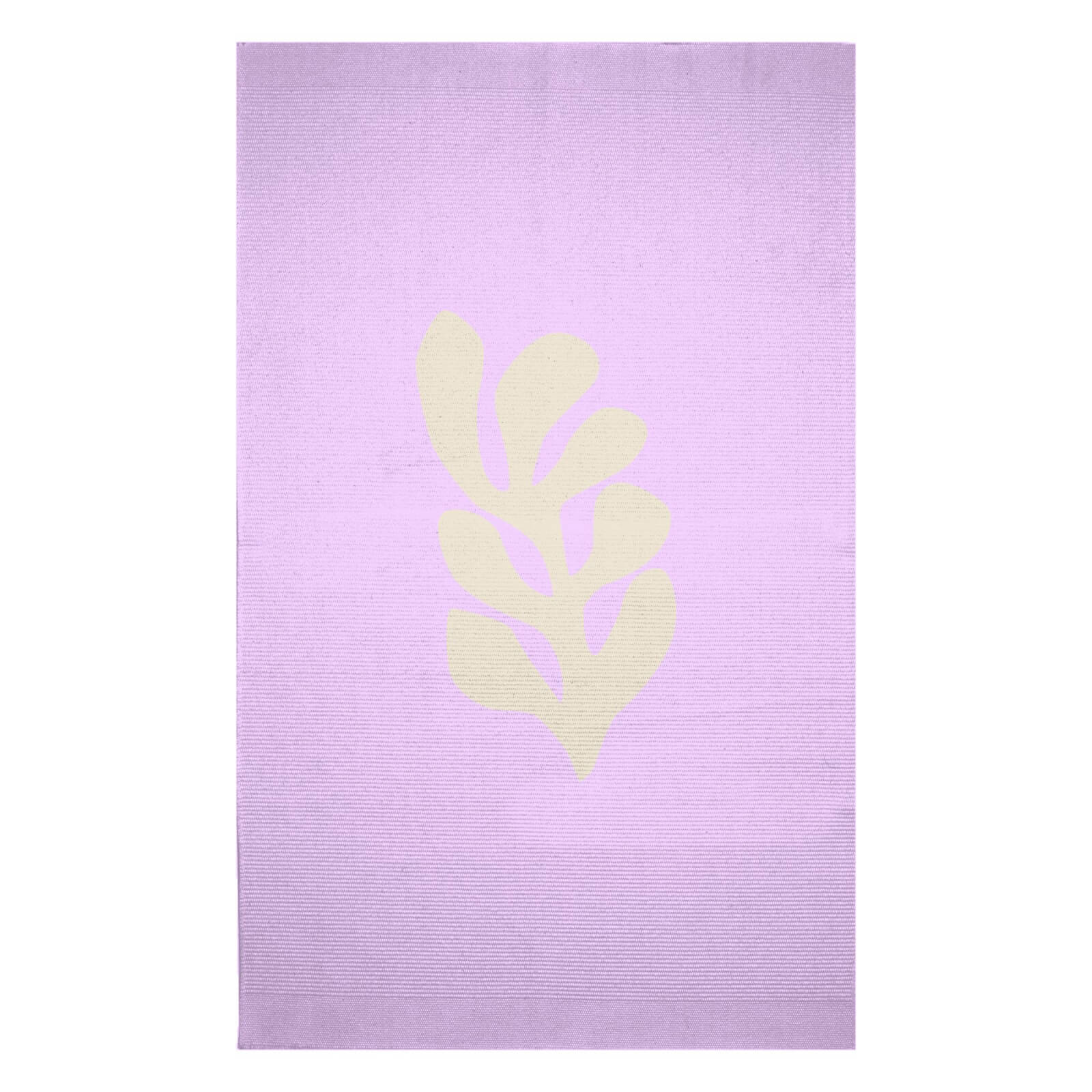 Big Leaf Woven Rug - Small