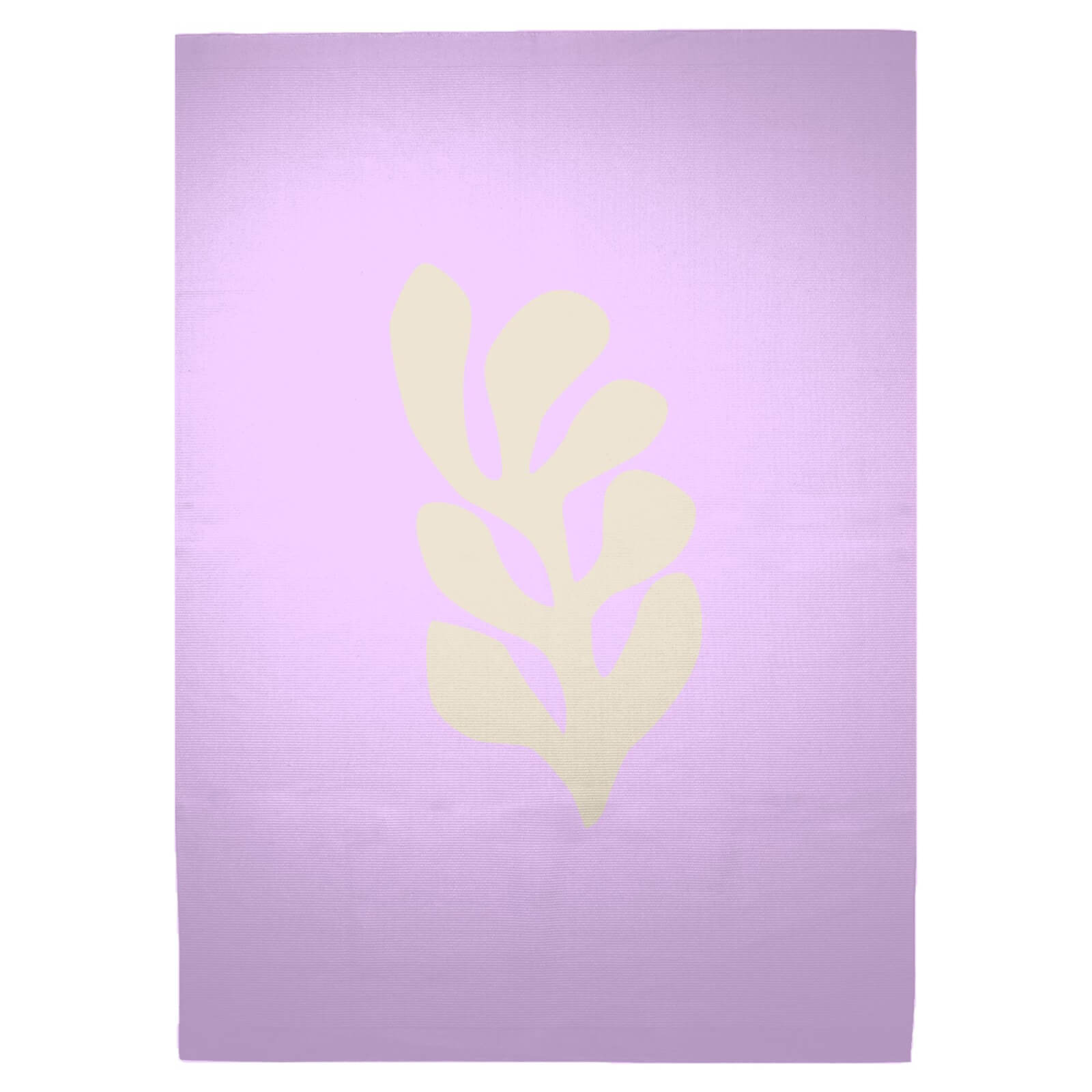 Big Leaf Woven Rug - Large