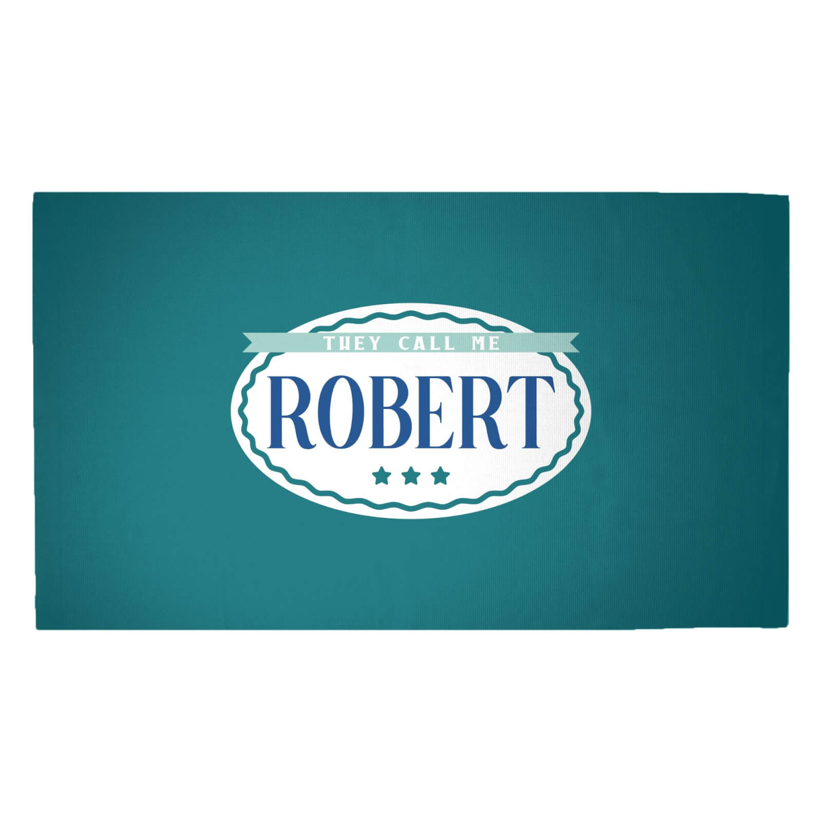 They Call Me Robert Woven Rug - Medium